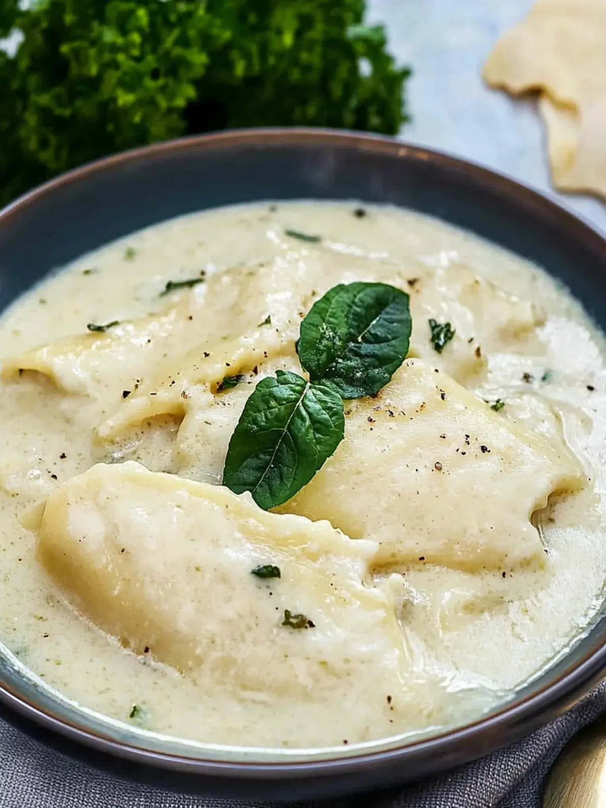 Creamy Vegan White Lasagna Soup That Will Warm Your Heart 4 Vegan White Lasagna Soup