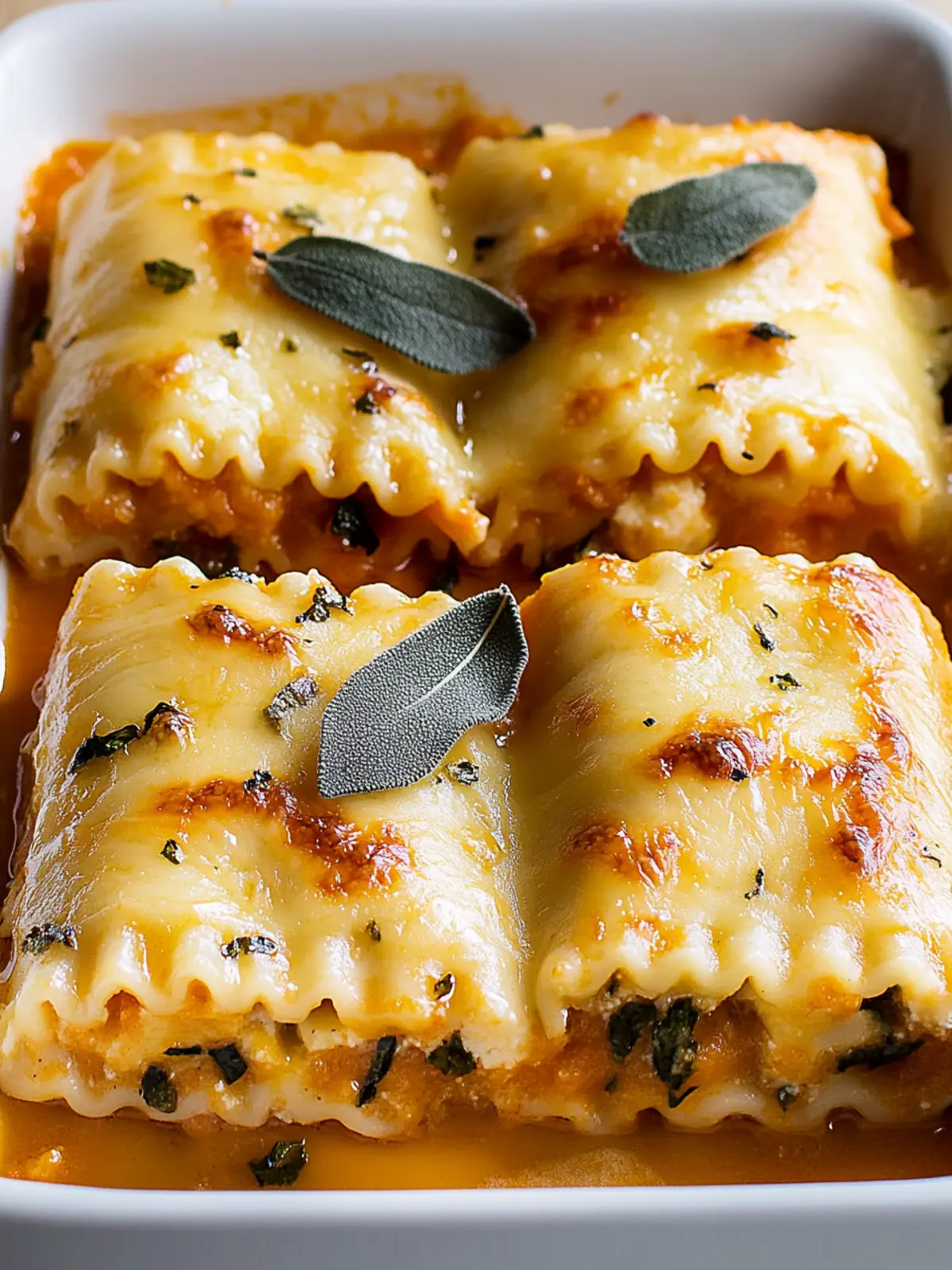 Cozy Roasted Garlic Butternut Squash Lasagna Roll-Ups Delight 4 Roasted Garlic Butternut Squash Lasagna Roll-Ups