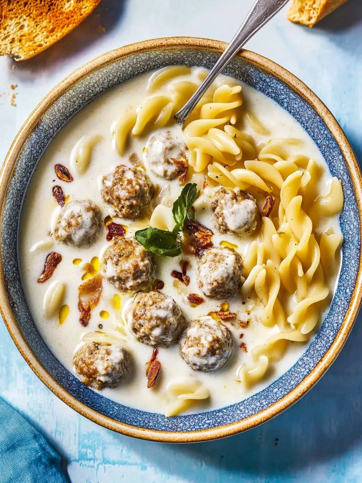 Hearty Meatball Soup with Yogurt & Pasta in Just 30 Minutes 2 Meatball Soup with Yogurt & Pasta