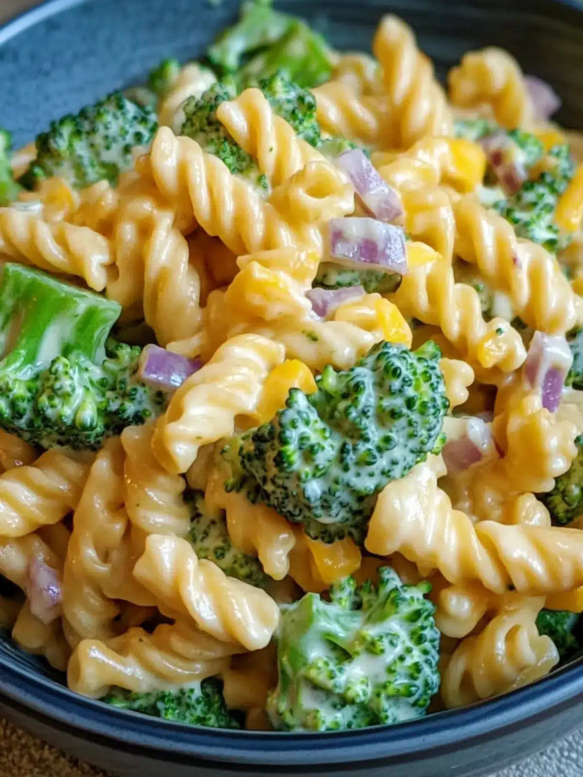 Creamy Broccoli Cheddar Pasta Salad for Quick & Easy Meals 4 Broccoli Cheddar Pasta Salad