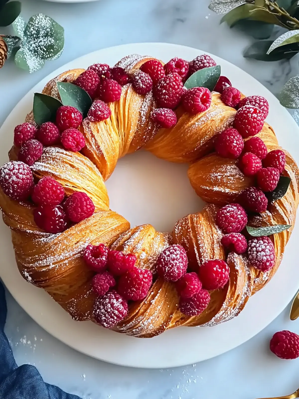 Raspberry and Ginger Bread Wreath: A Festive Delight to Impress 4 Raspberry and Ginger Bread Wreath