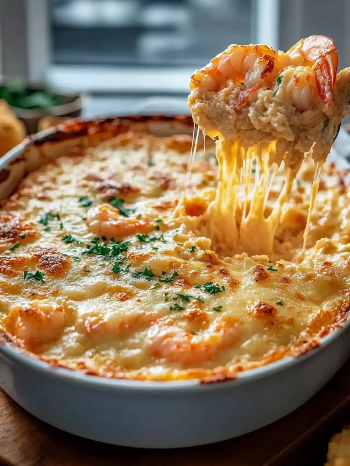 Savory Cheesy Shrimp & Crab Bake Dip for Cozy Gatherings 4 Cheesy Shrimp & Crab Bake Dip