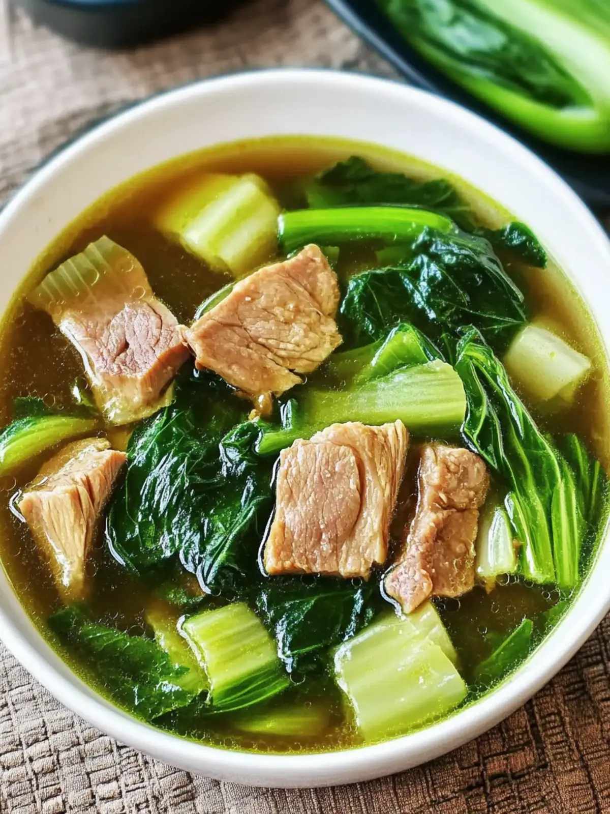 Bok Choy Soup with Pork – Quick Comfort in Every Bowl 4 Bok choy soup with pork