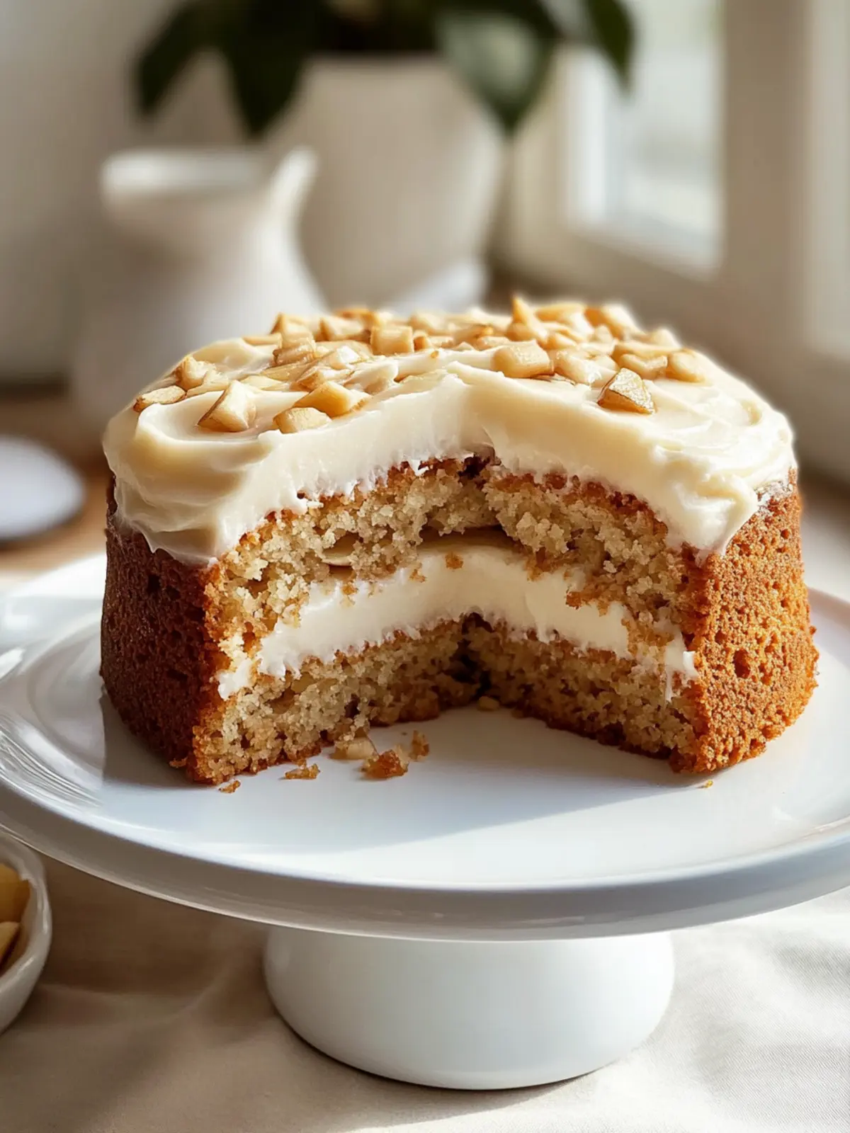 Delicious Fresh Apple Cake with Cream Cheese Frosting Magic 2 Fresh Apple Cake with Cream Cheese Frosting