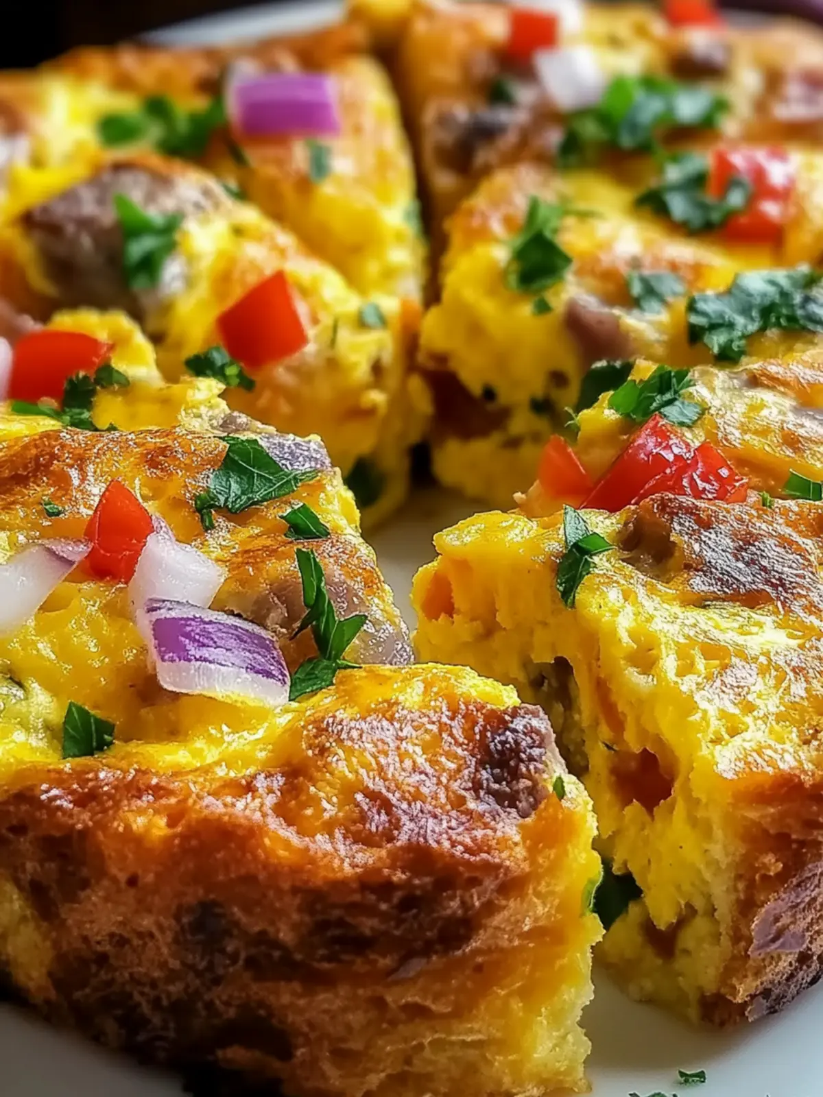 Cheesy Breakfast Biscuit Frittata Your New Morning Favorite 4 Cheesy Breakfast Biscuit Frittata