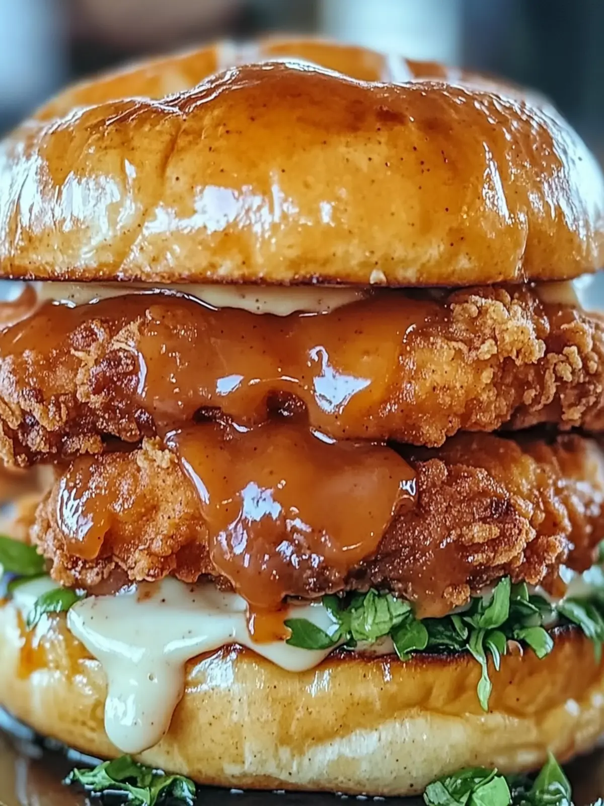 Cinnamon Roll Fried Chicken Sandwich: Sweet Meets Savory Bliss 4 Cinnamon Roll Fried Chicken Sandwich