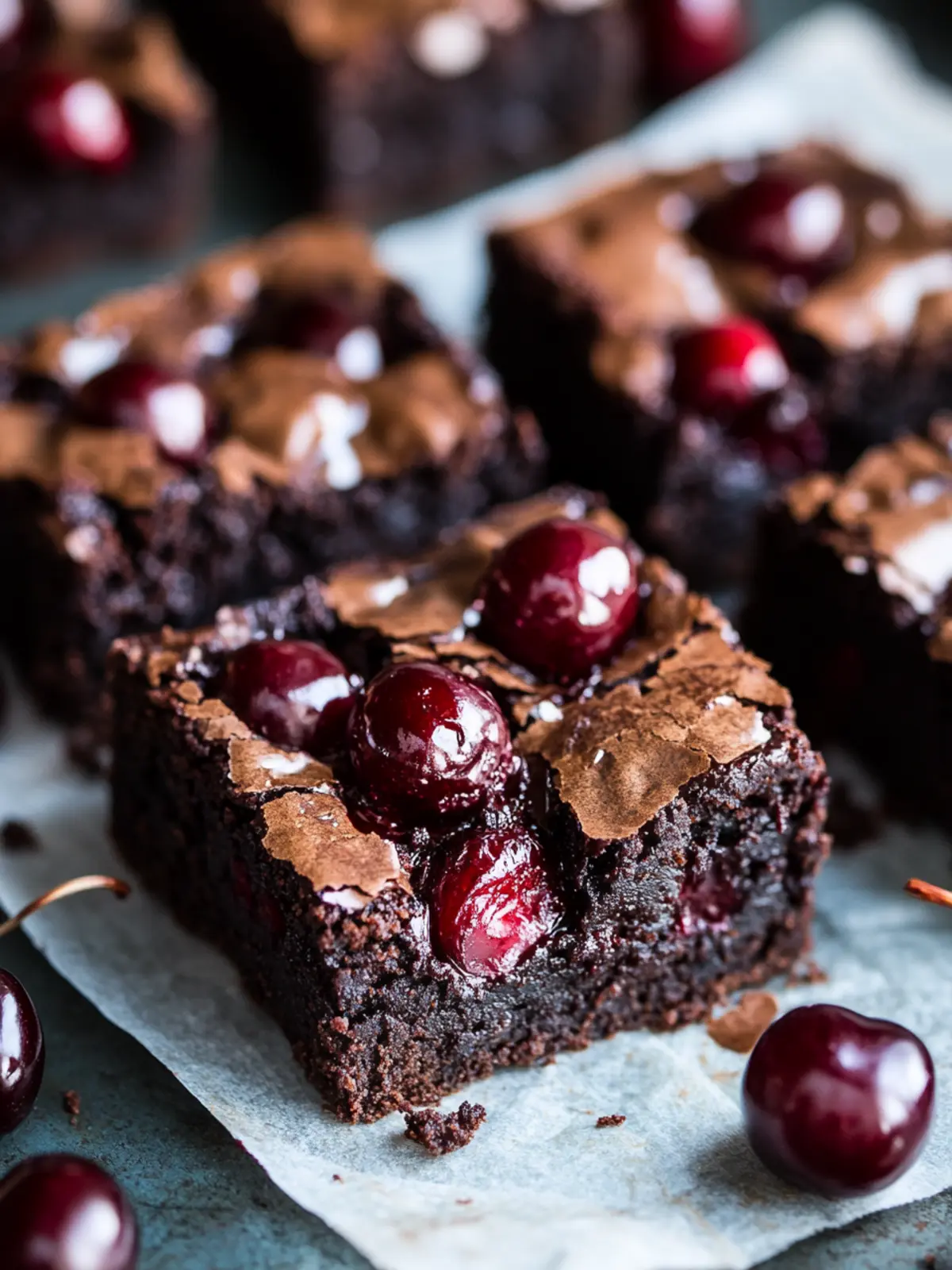 Irresistible Roasted Chocolate Cherry Brownies You'll Adore 2 Roasted Chocolate Cherry Brownies