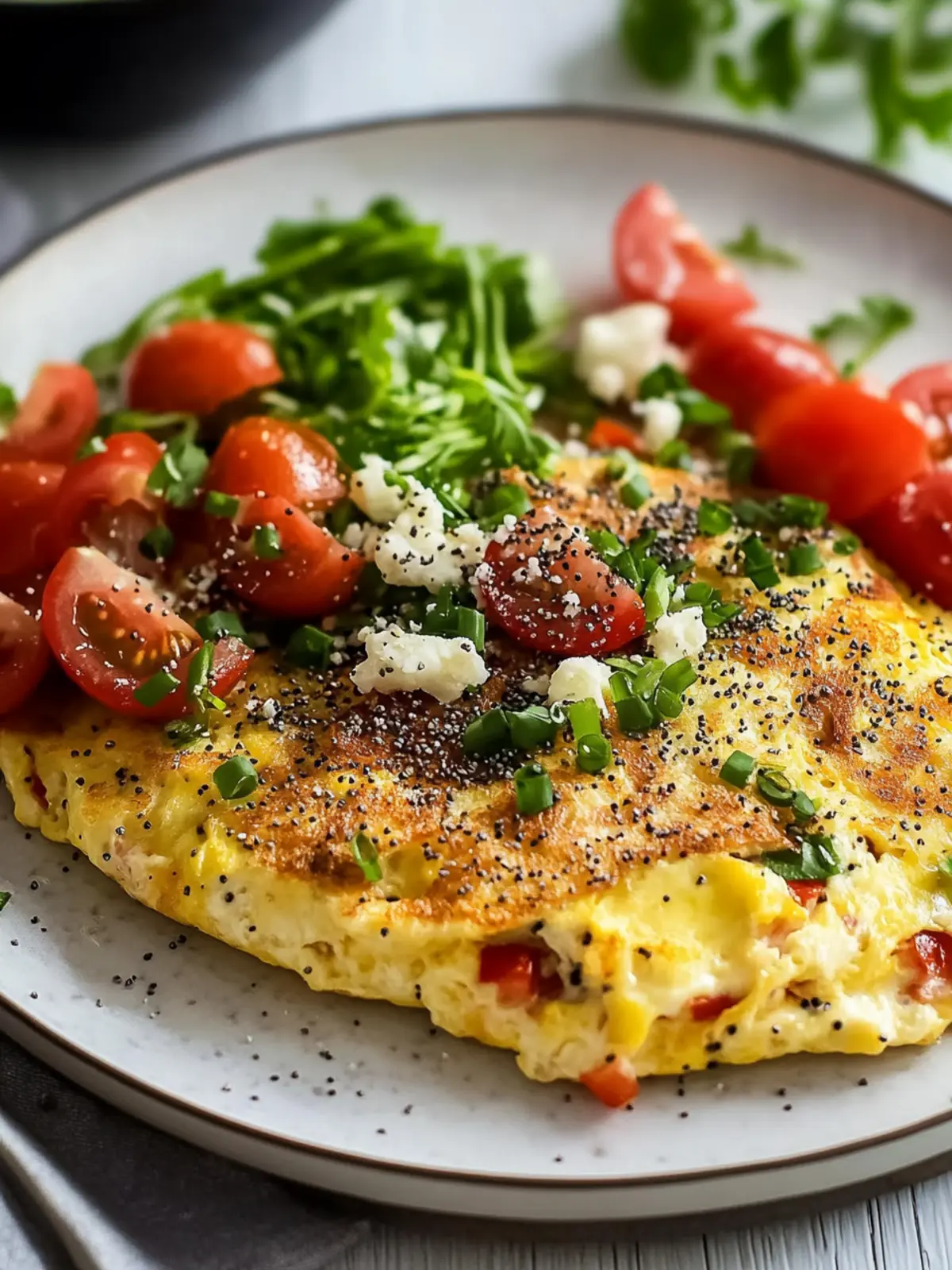 Everything Bagel Omelet: Your New Favorite Breakfast Treat 2 Everything Bagel Omelet