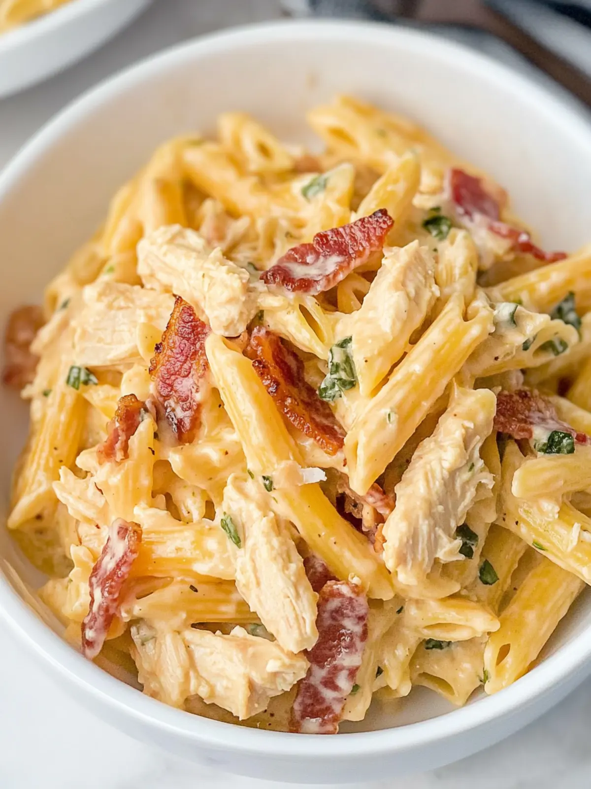 Creamy Chicken Bacon Ranch Pasta for Ultimate Comfort Food 3 Chicken Bacon Ranch Pasta