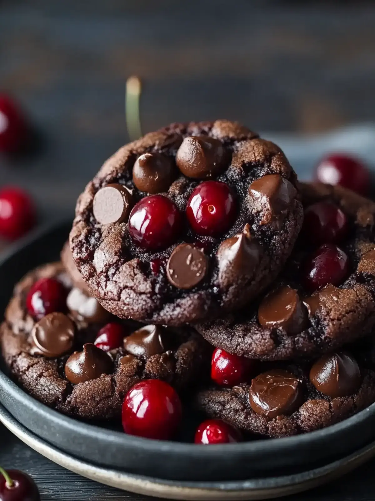 Decadent Chocolate Cherry Cookies That'll Melt Your Heart 5 Chocolate Cherry Cookies