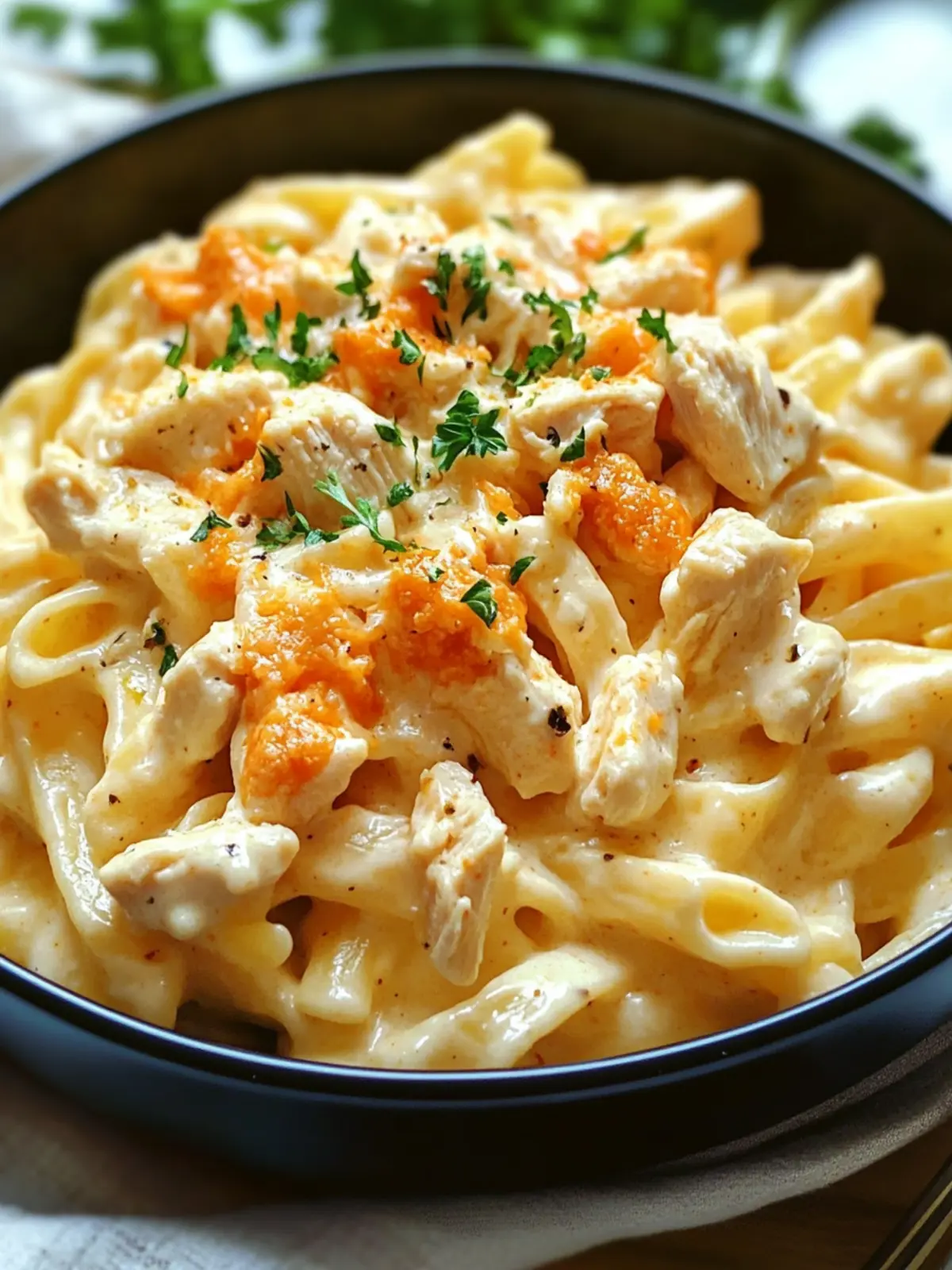 Creamy Buffalo Chicken Alfredo Pasta Ready in 30 Minutes 5 Buffalo Chicken Alfredo Pasta