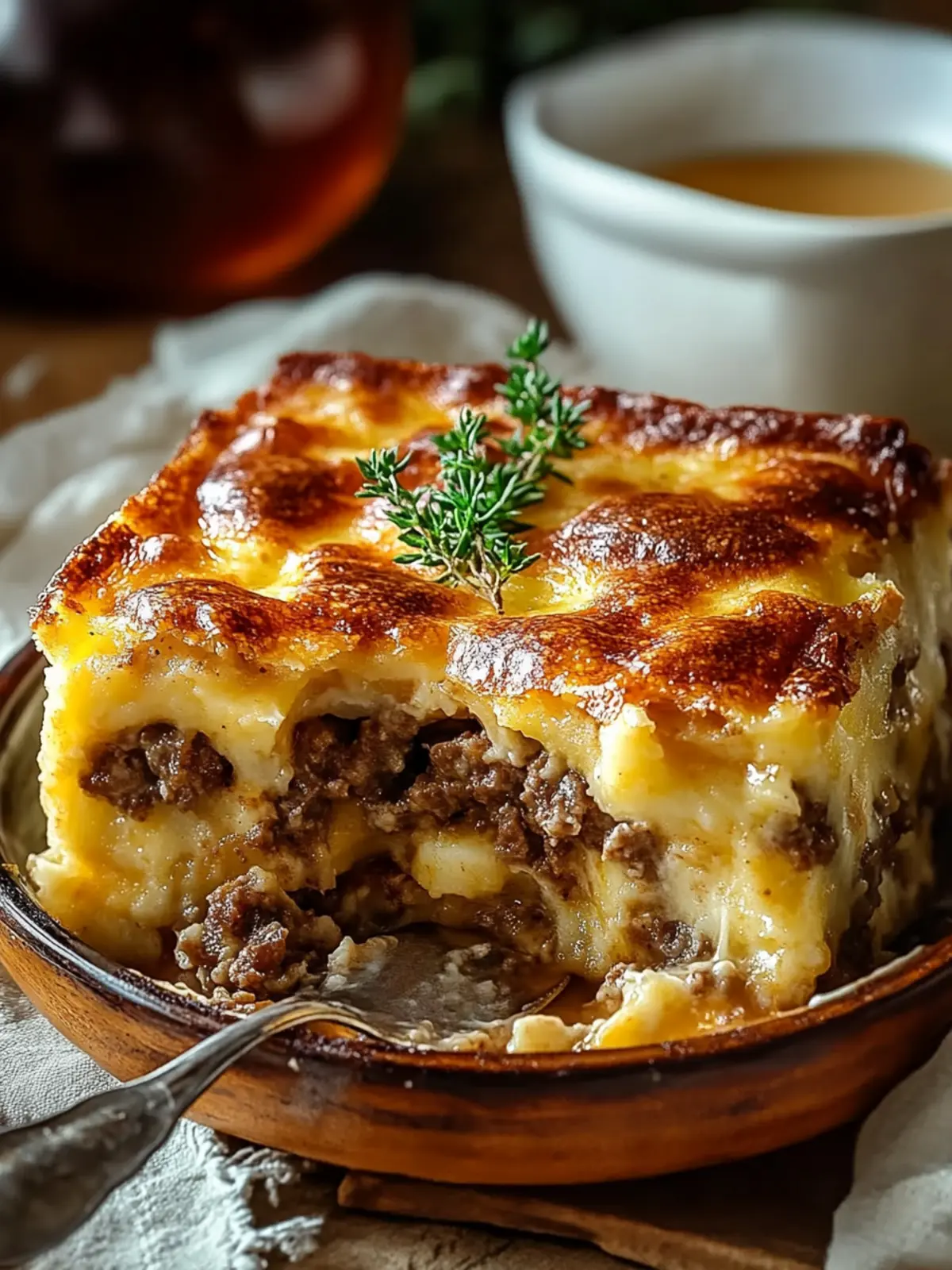 Irresistible Pancake Sausage Casserole with Beef for Breakfast Bliss 3 Pancake Sausage Casserole with Beef