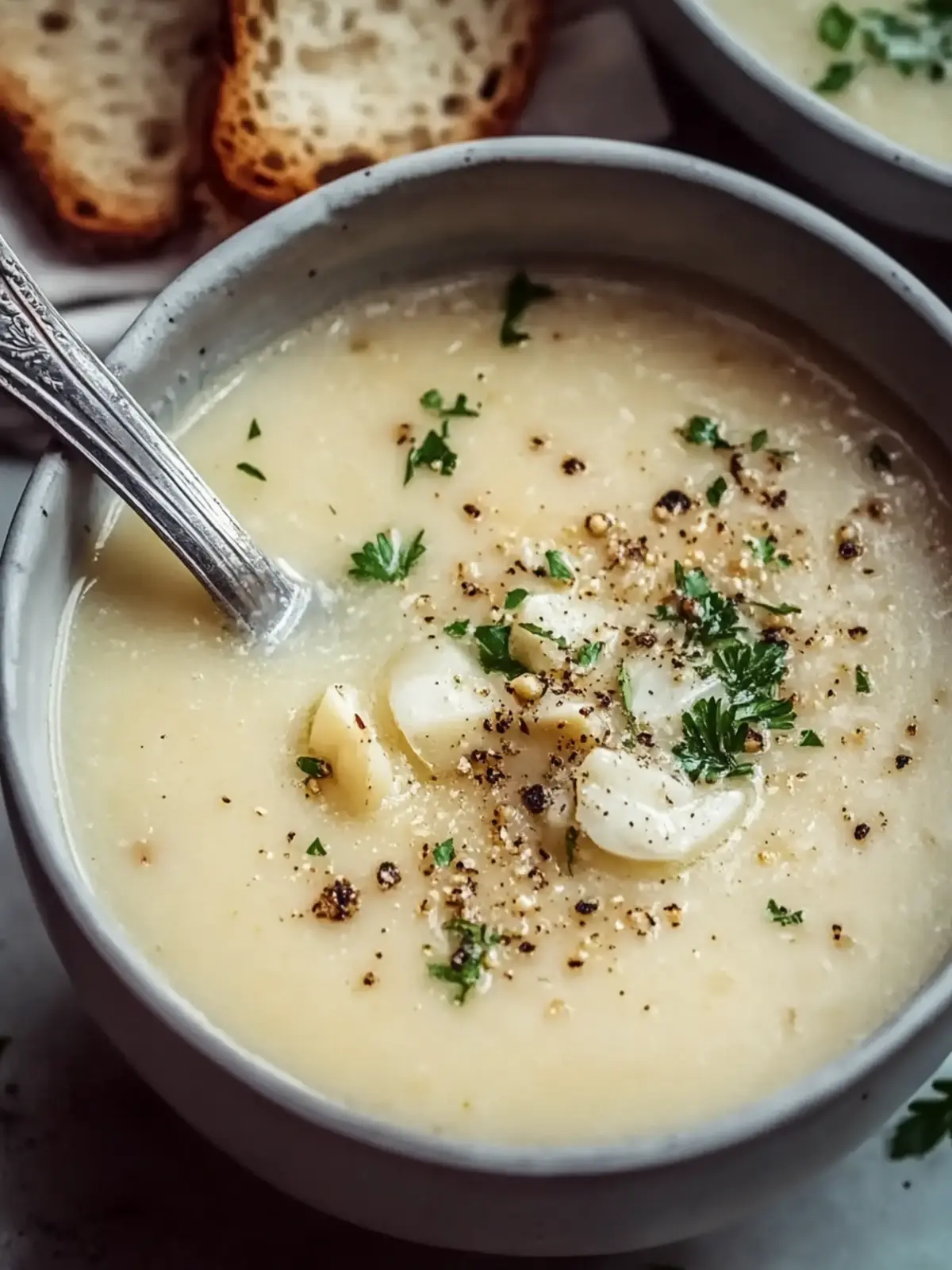 Cozy Country French Style Garlic Soup for Comforting Nights 2 Country French Style Garlic Soup