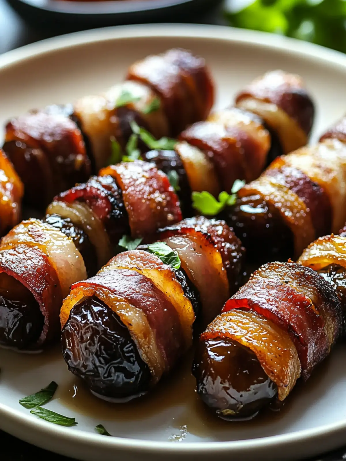 Bacon-Wrapped Dates: Sweet and Savory Appetizers Made Easy 4 Bacon-Wrapped Dates