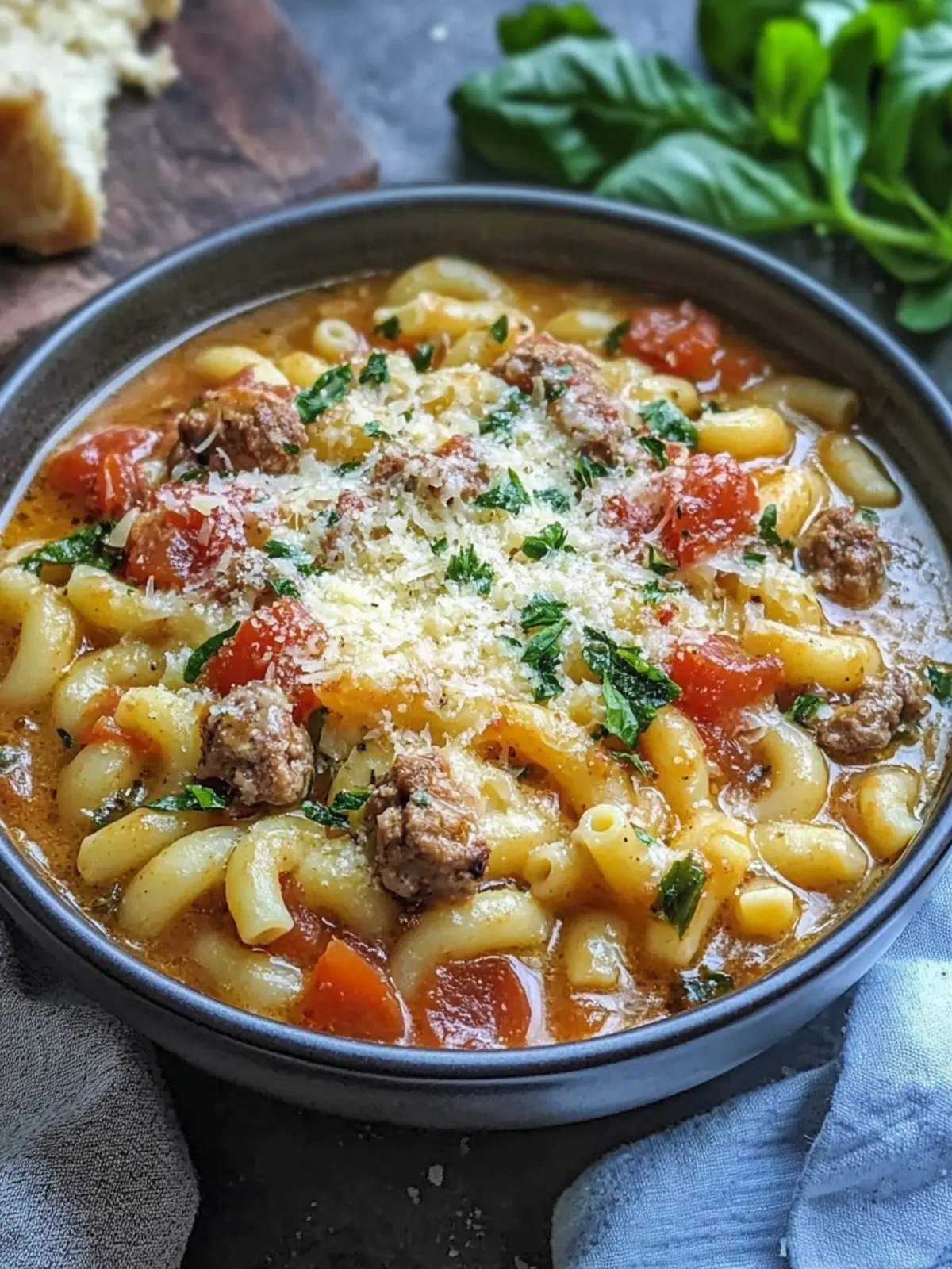 Hearty Parmesan Ditalini Soup for Ultimate Winter Comfort 2 Parmesan Ditalini Soup