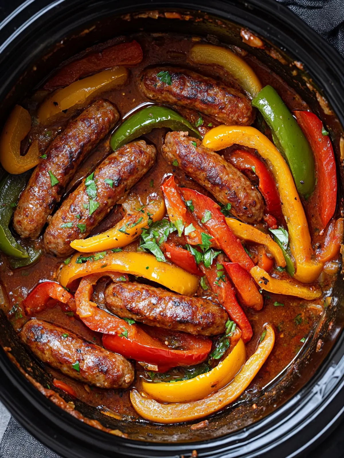 Irresistible Crockpot Sausage and Peppers for Easy Dinners 2 Crockpot Sausage and Peppers
