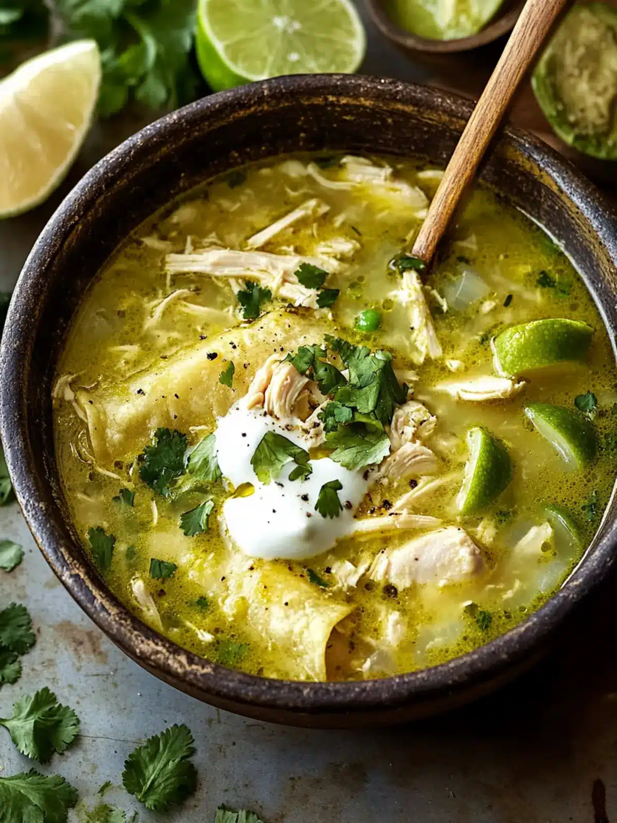 Creamy Green Enchiladas Chicken Soup That'll Warm Your Soul 2 Green Enchiladas Chicken Soup