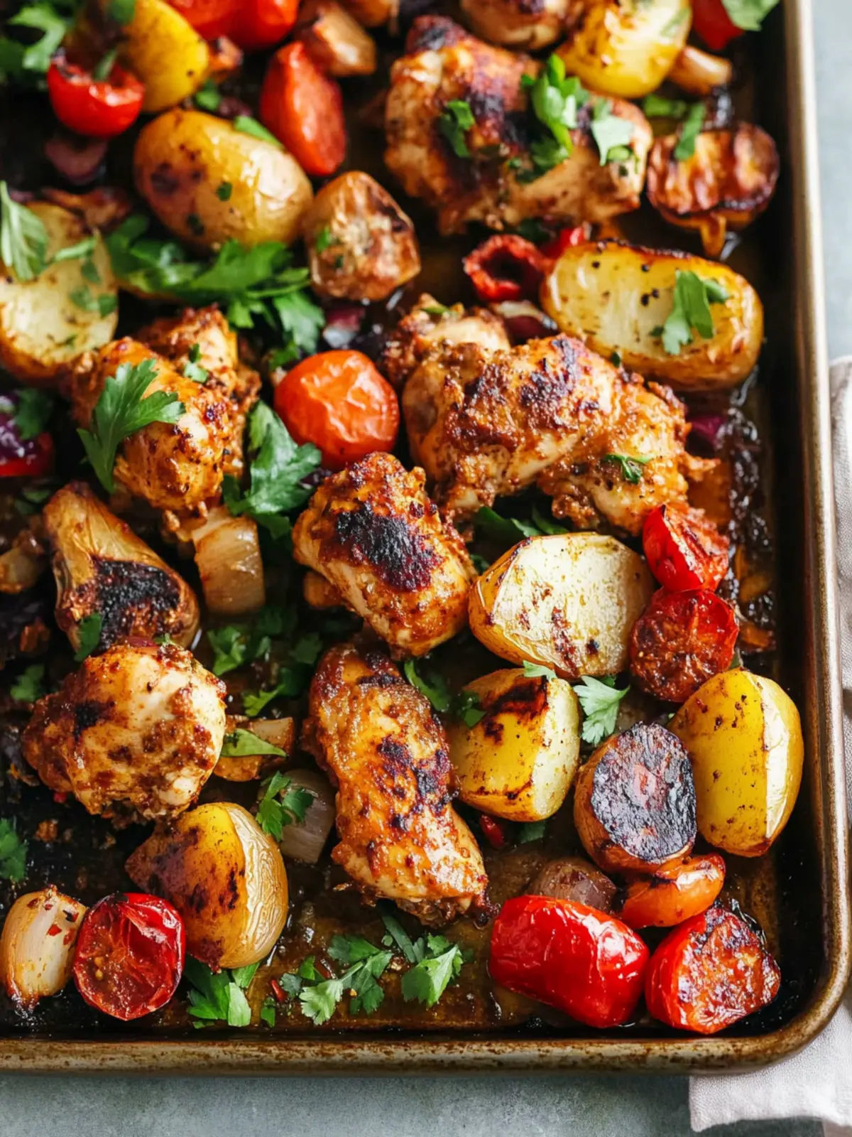 Spicy Sheet Pan Peri Peri Chicken that's a Weeknight Winner 5 Sheet Pan Peri Peri Chicken