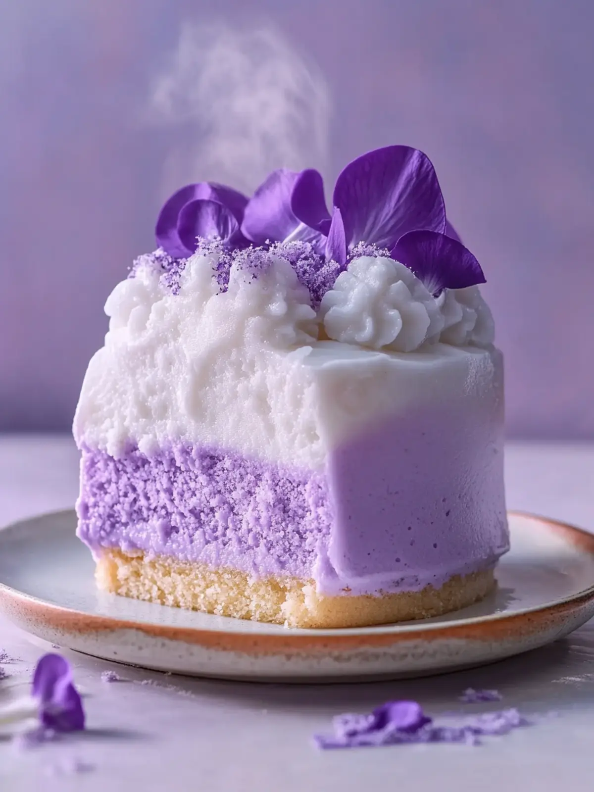 Fluffy Taro Ube Cloud Cake: The Lightest Dessert Heaven 2 Fluffy Taro Ube Cloud Cake