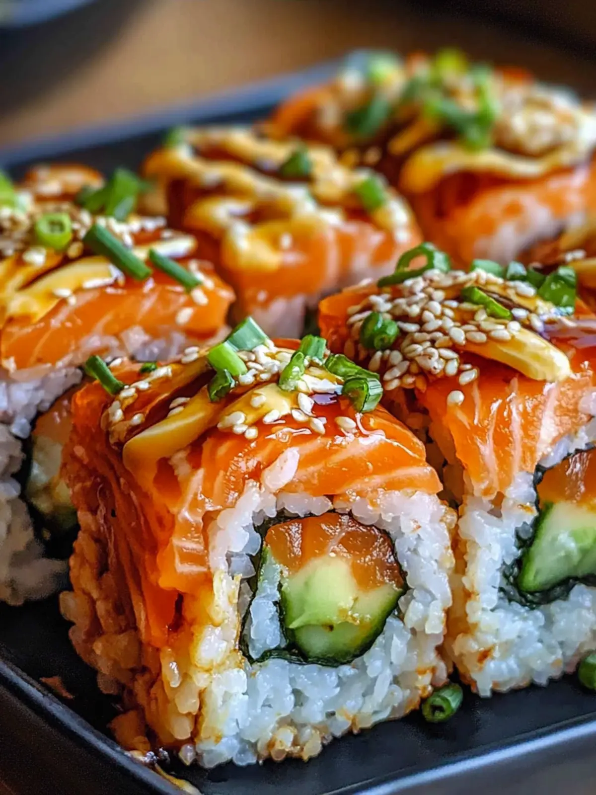 Spicy Salmon Sushi Bake: A Cozy Twist on Comfort Food 2 Spicy Salmon Sushi Bake