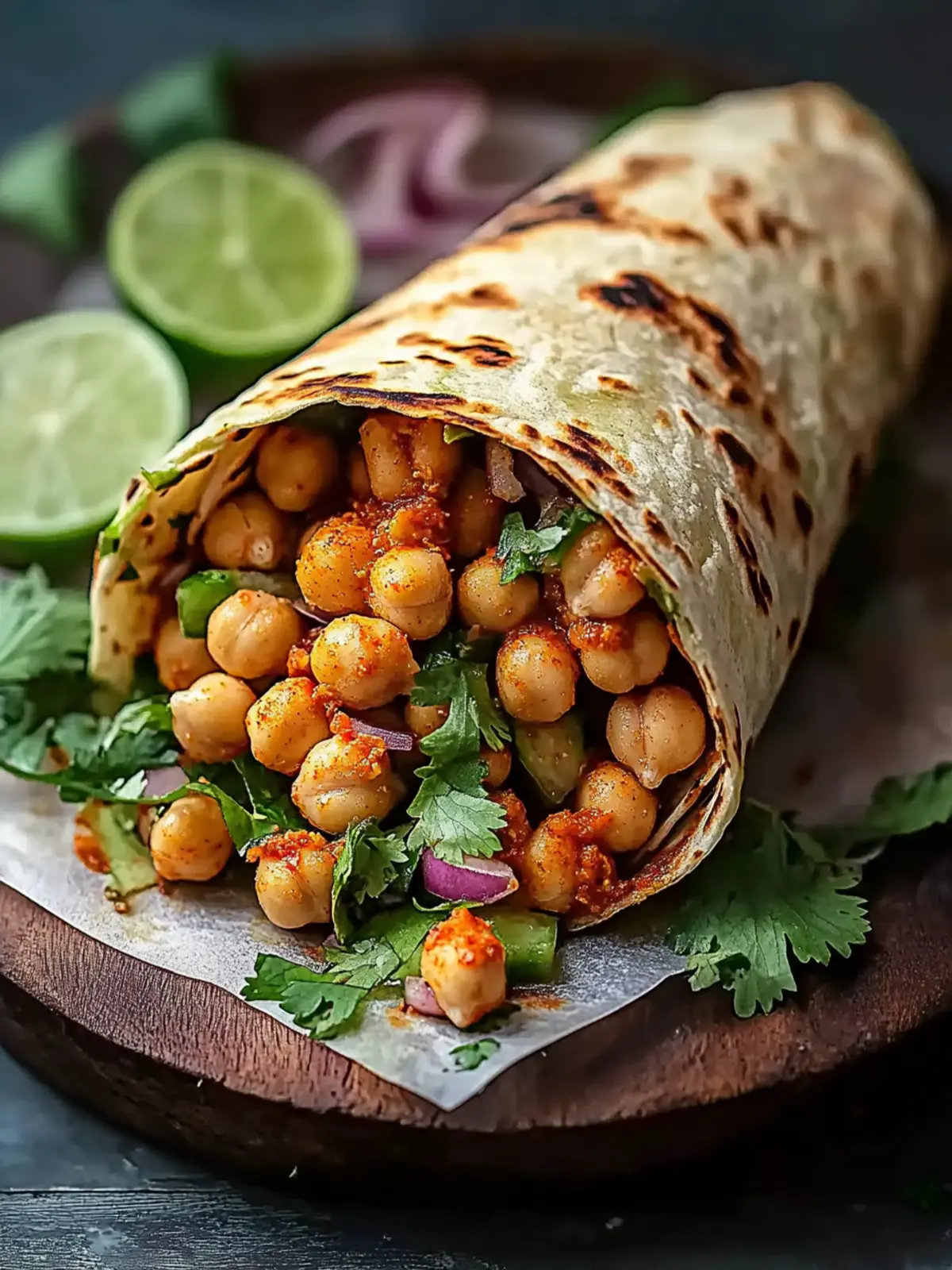 Chili Lime Chickpea Wrap: Zesty & Healthy in Minutes 4 Chili Lime Chickpea Wrap