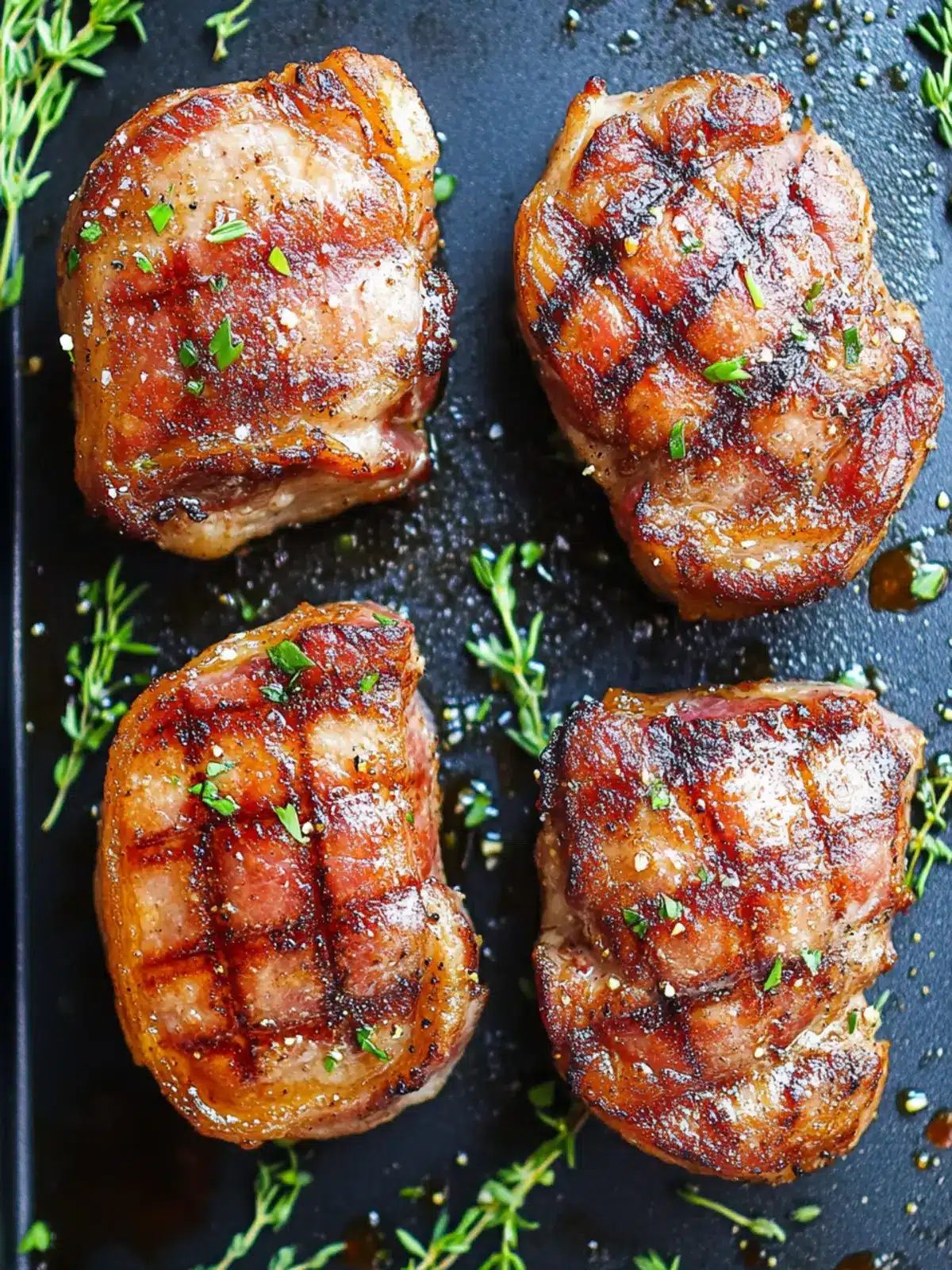 Savory Bacon Wrapped Pork Chops Everyone Will Rave About 3 Bacon Wrapped Pork Chops