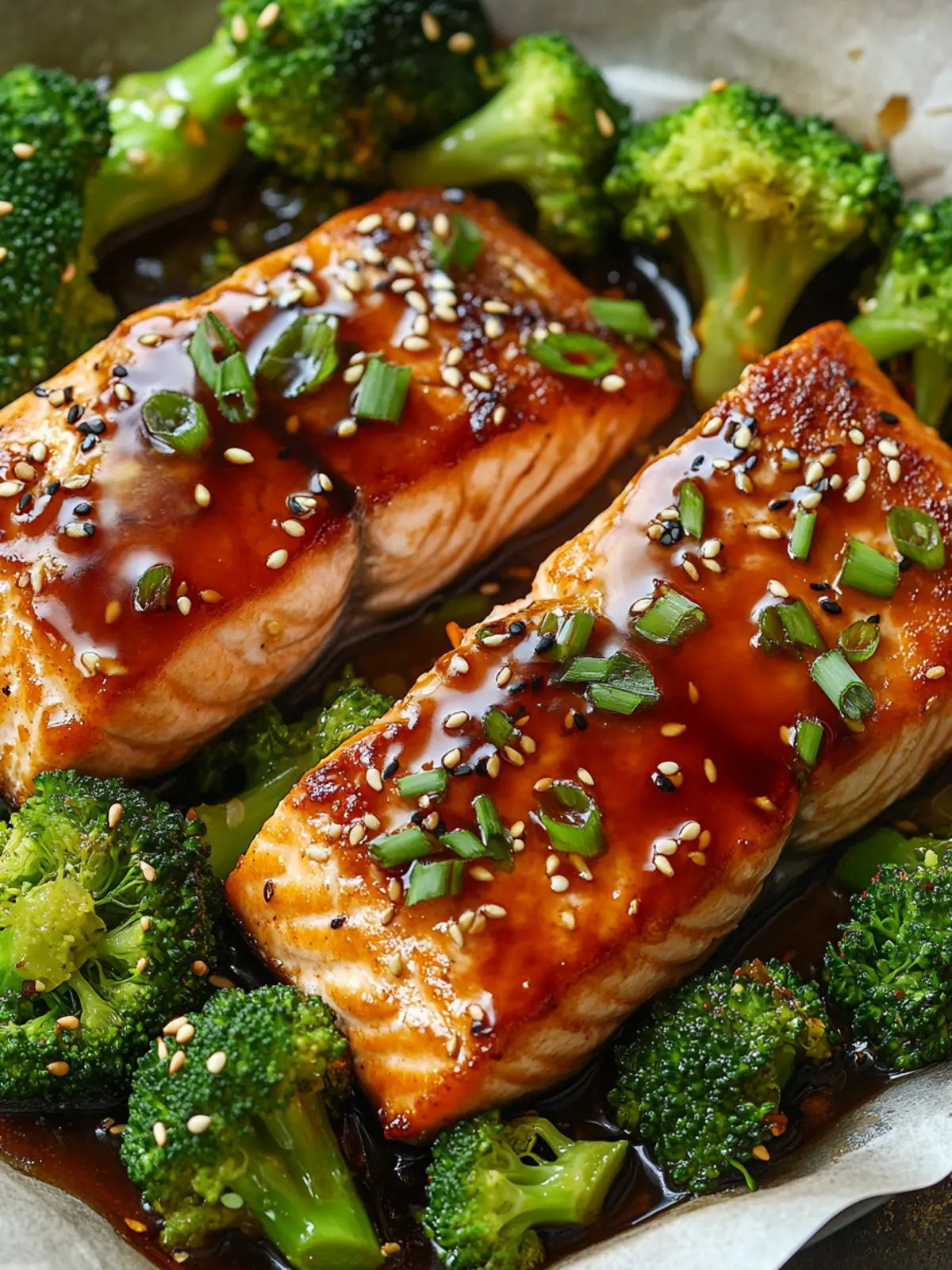 Ginger Soy Glazed Salmon with Broccoli in Under 30 Minutes 4 Ginger Soy Glazed Salmon with Broccoli