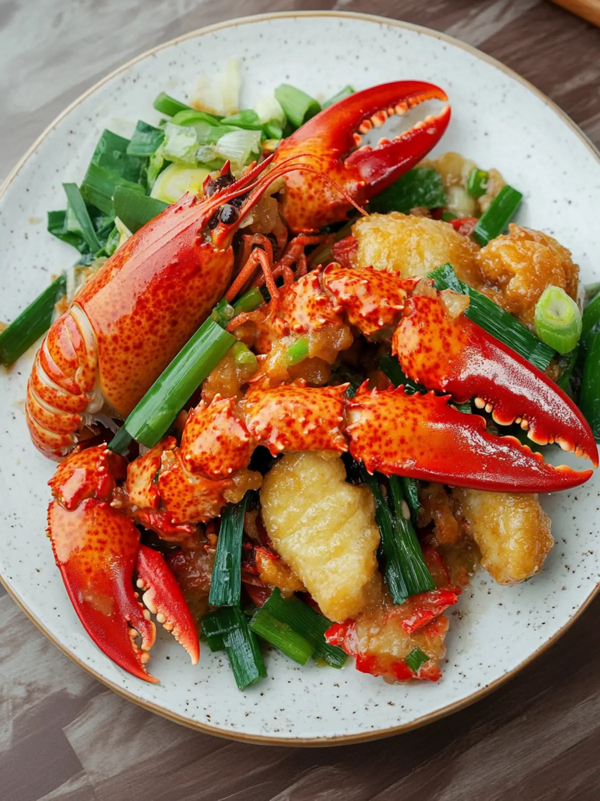 Cantonese Style Ginger Scallion Lobster in Under an Hour 4 Cantonese Style Ginger Scallion Lobster