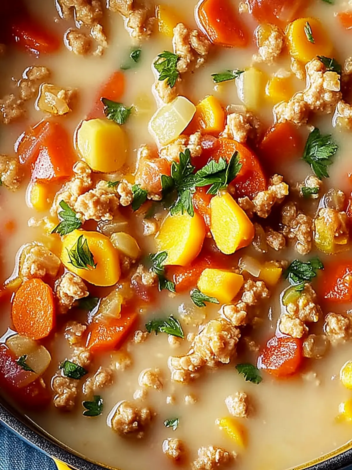 Delicious Ground Turkey Soup with Veggies for Cozy Nights 3 Ground Turkey Soup with Veggies