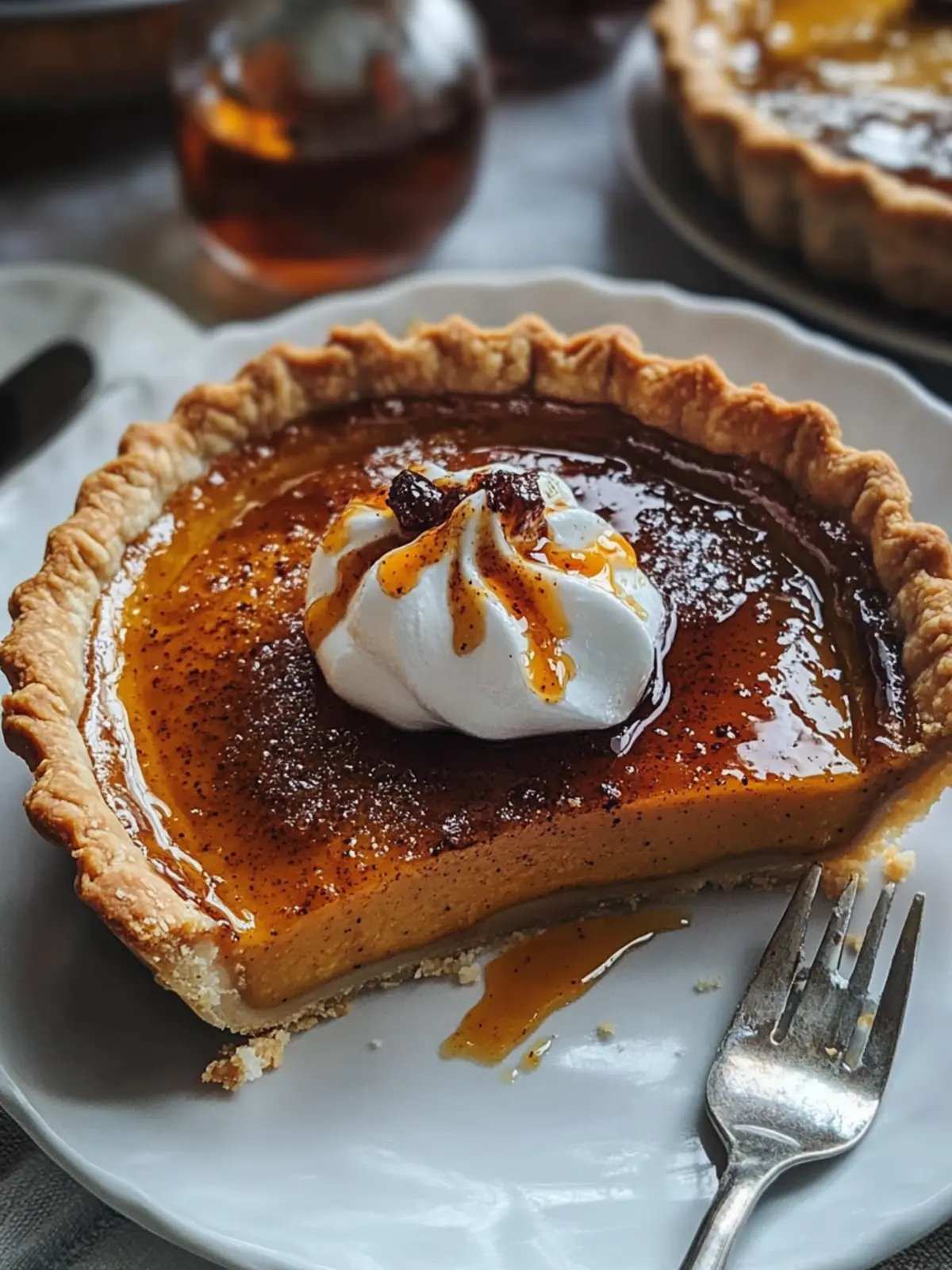 Irresistible Bourbon Brûlée Pumpkin Pie for Holiday Bliss 3 Bourbon Brûlée Pumpkin Pie