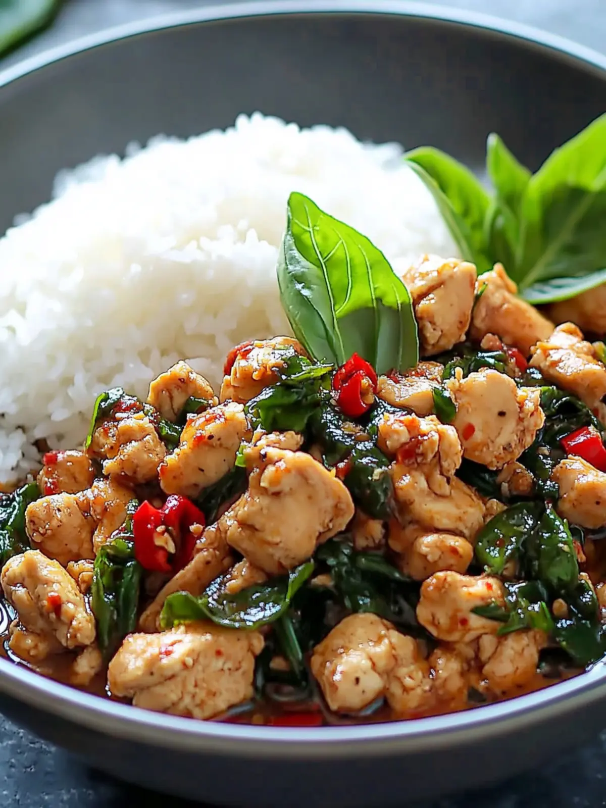 Easy Spicy Thai Basil Chicken: A Flavorful Weeknight Winner 2 Easy Spicy Thai Basil Chicken