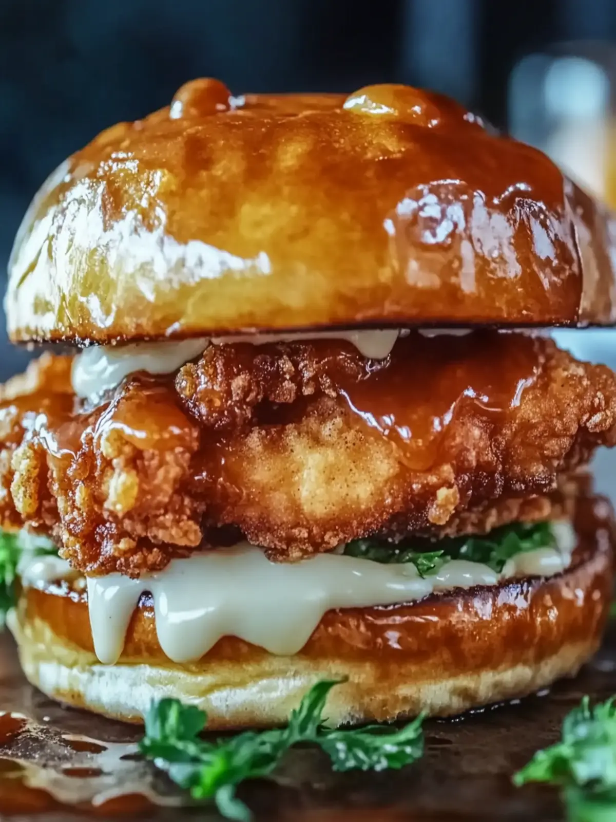 Cinnamon Roll Fried Chicken Sandwich: Sweet Meets Savory Bliss 5 Cinnamon Roll Fried Chicken Sandwich