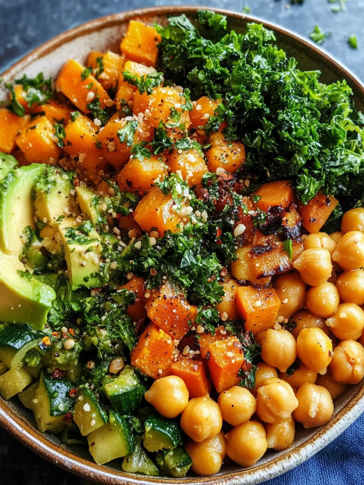 Cozy Winter Veggie Chickpea Bowl for a Hearty Vegan Meal 2 Winter Veggie Chickpea Bowl