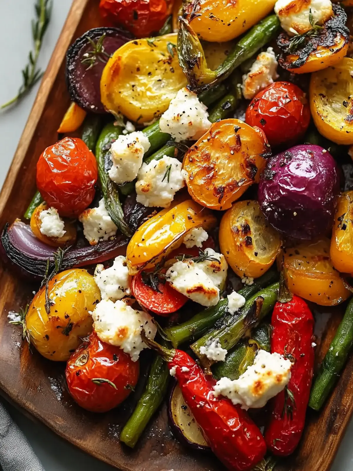 Roasted Vegetables With Goat Cheese for a Colorful Dinner Delight 3 Roasted Vegetables With Goat Cheese