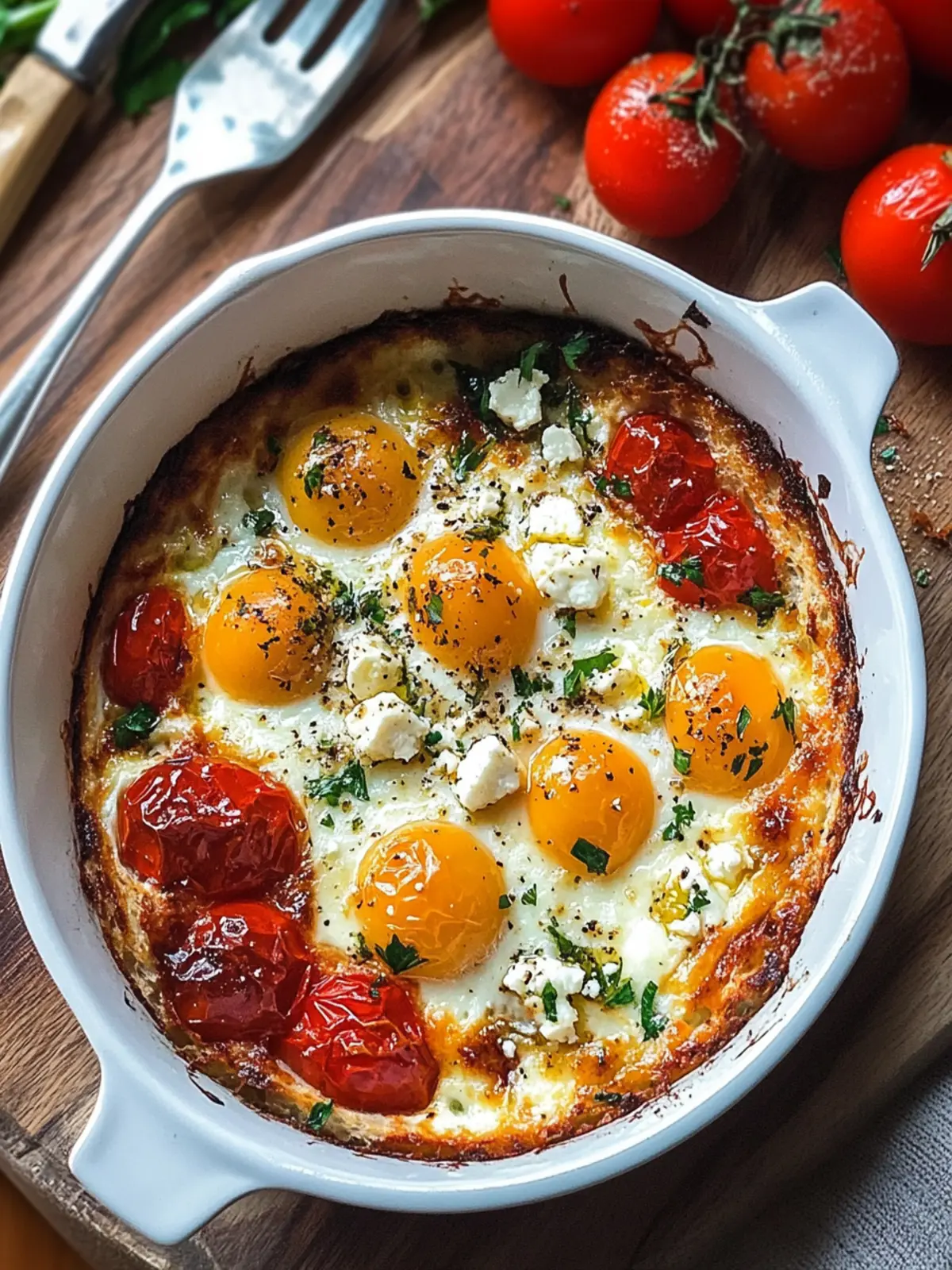 Baked Feta Eggs: A Creamy Mediterranean Delight at Home 3 Baked Feta Eggs