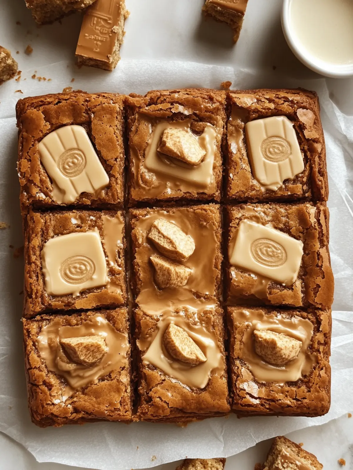 White Chocolate Biscoff Blondies: Your New Favorite Treat! 2 White Chocolate Biscoff Blondies