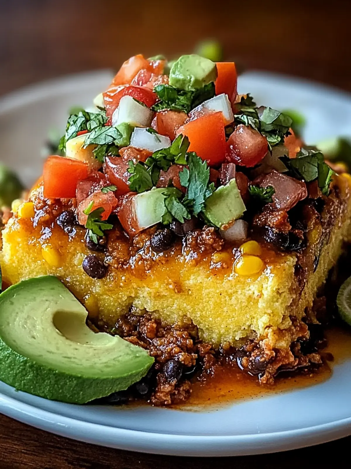 Luscious Spicy Taco Polenta Bake You’ll Crave Again and Again 2 Spicy Taco Polenta Bake