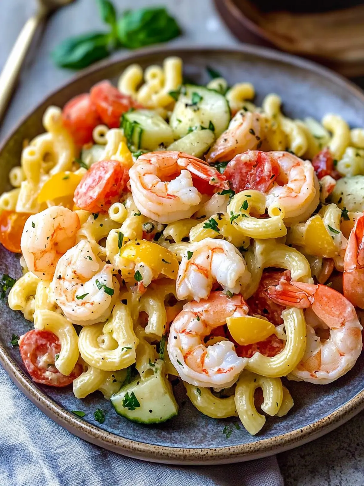 Delicious Shrimp Macaroni Pasta Salad for Summer Bliss 3 Shrimp Macaroni Pasta Salad