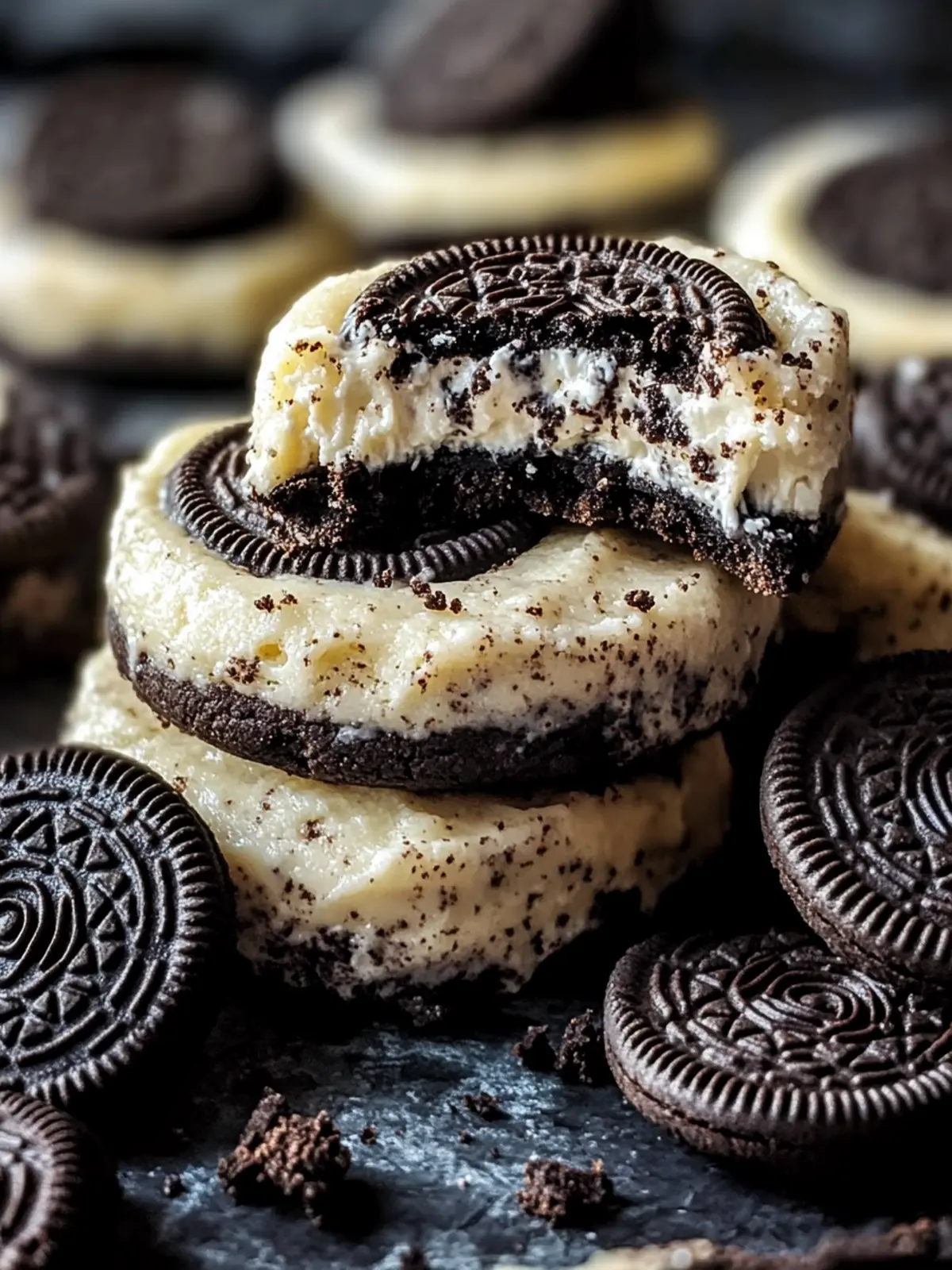 Oreo Cheesecake Cookies: Chewy Bliss in Every Bite 2 Oreo Cheesecake Cookies