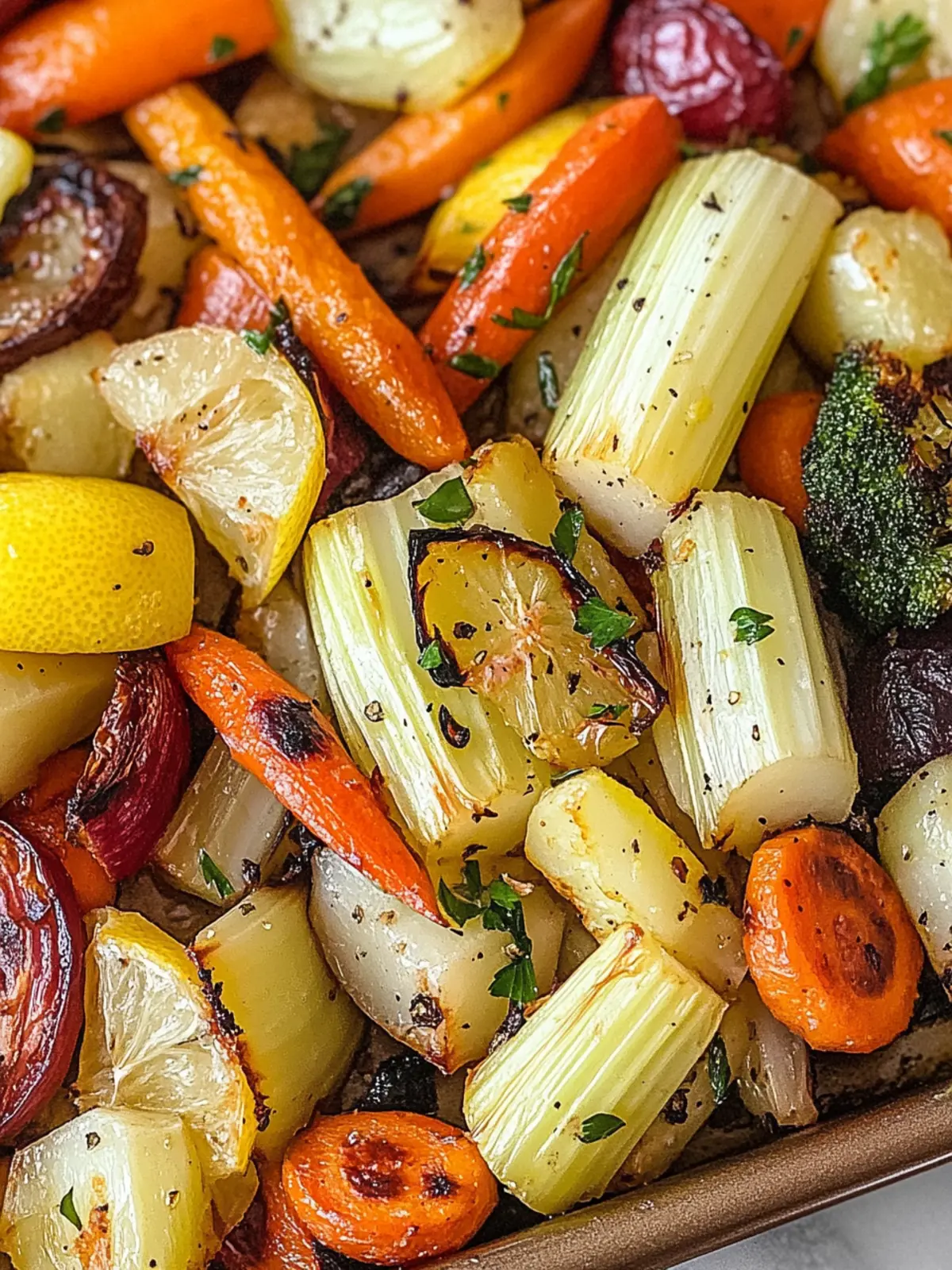 Celery and Lemon Roasted Veggies for a Fresh Thanksgiving Side 5 Celery and Lemon Roasted Veggies