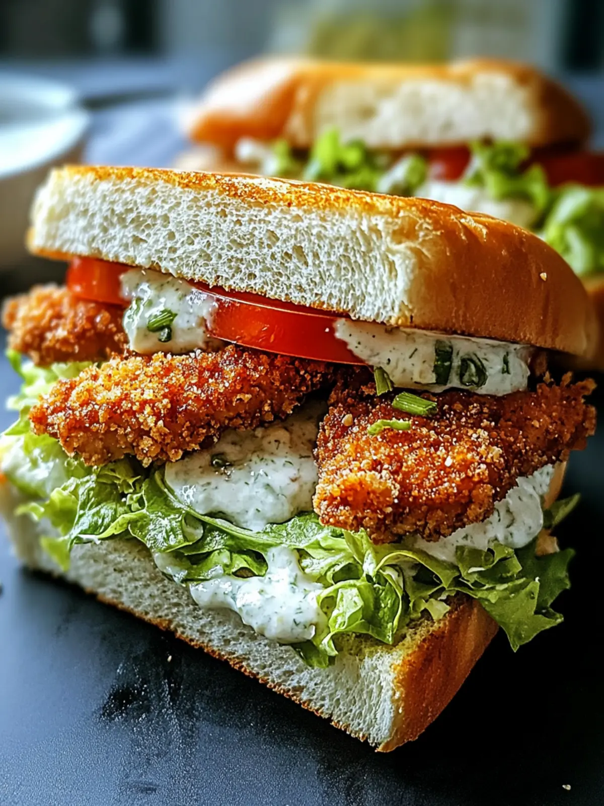 Crispy Crunchy Chicken Caesar Sandwich You’ll Crave Every Bite 4 Crunchy Chicken Caesar Sandwich