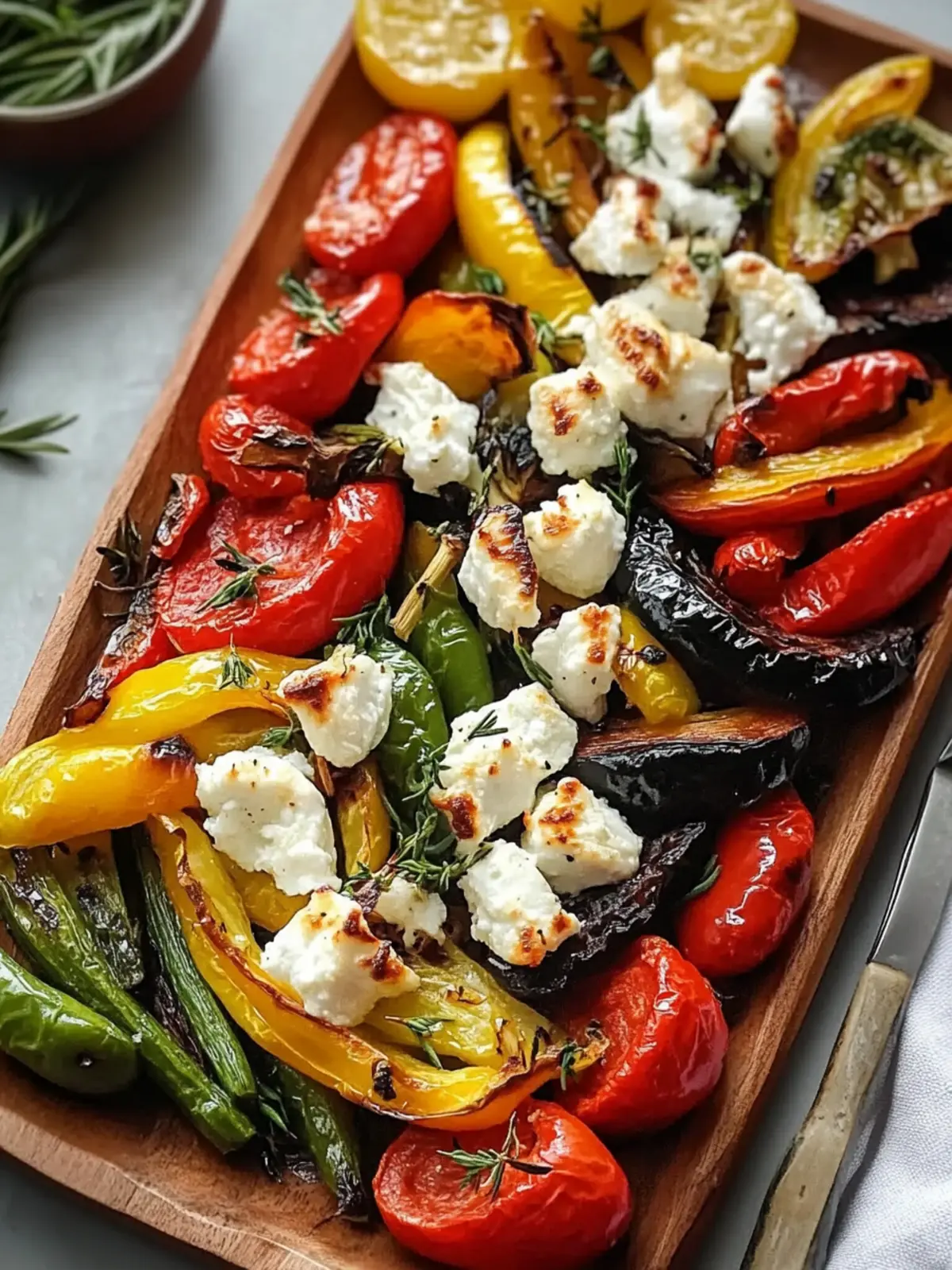 Roasted Vegetables With Goat Cheese for a Colorful Dinner Delight 4 Roasted Vegetables With Goat Cheese