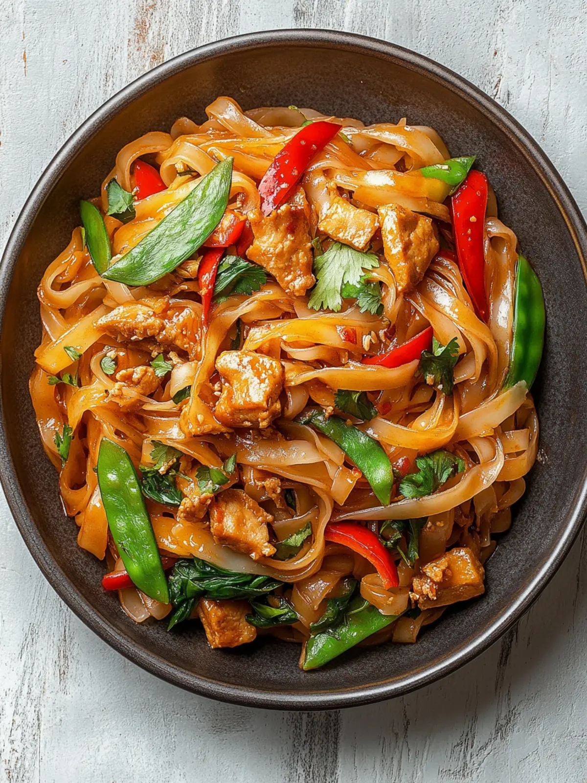 Street Style Thai Drunken Noodles: Quick, Bold Flavor Awaits 3 Street Style Thai Drunken Noodles
