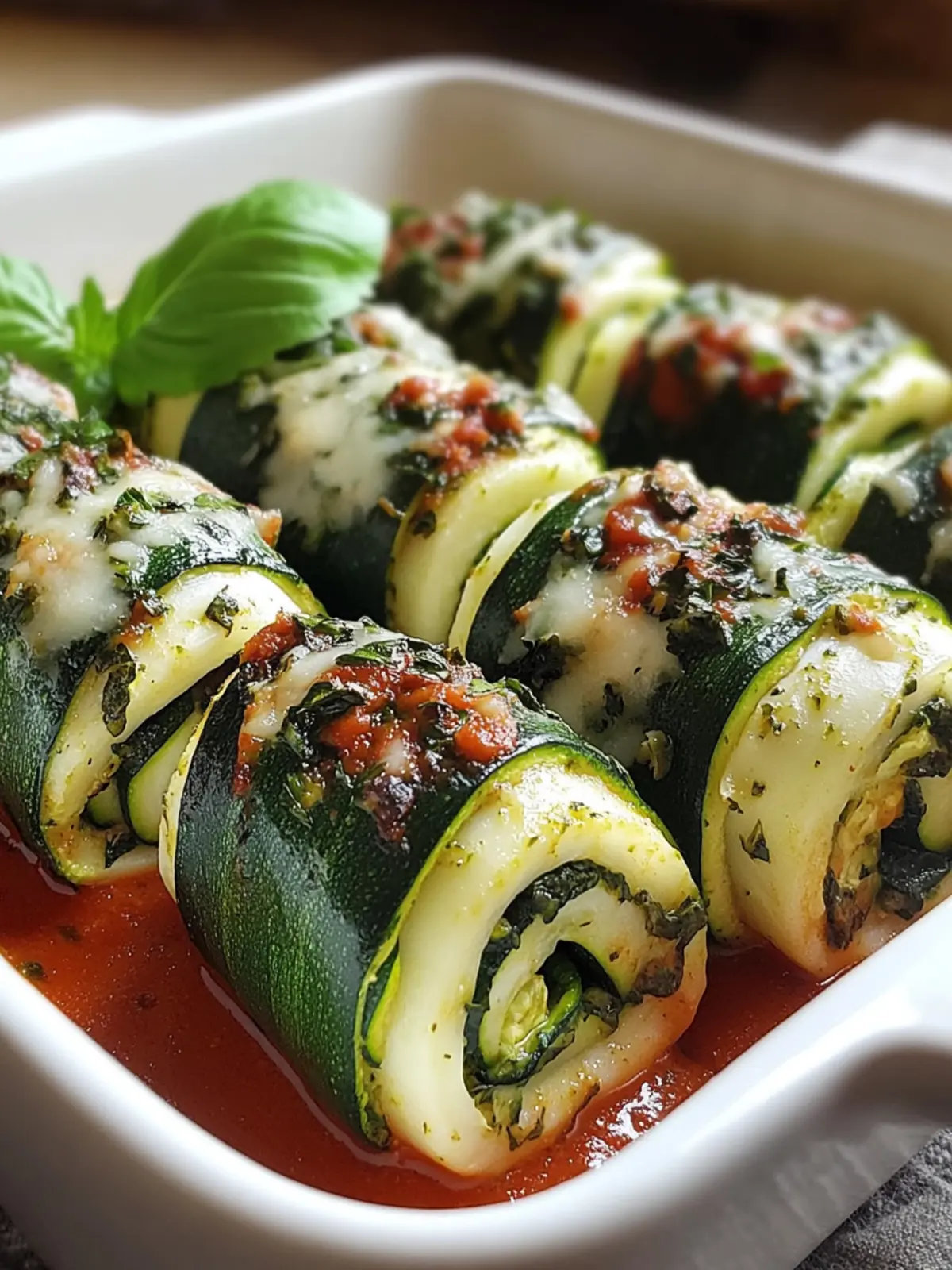 Vegan Zucchini Spinach Rollatini: Healthy Comfort Food Bliss 2 Vegan Zucchini Spinach Rollatini
