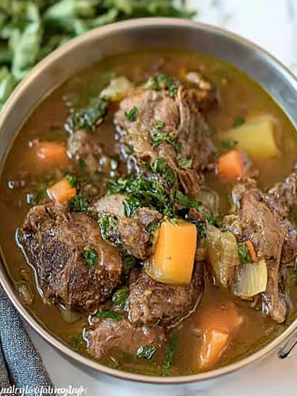 Soul-Warming Oxtail Soup for Ultimate Comfort on Chilly Nights 2 Oxtail Soup