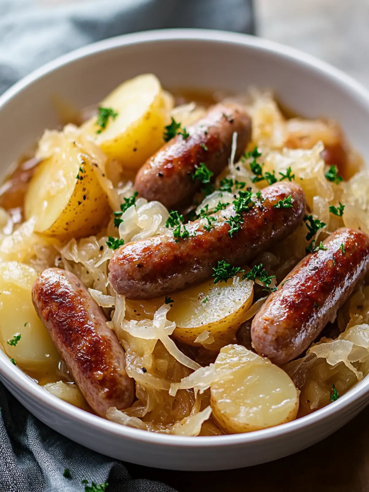 Crockpot Polish Sausage, Sauerkraut & Potatoes Made Simple 2 Crockpot Polish Sausage, Sauerkraut & Potatoes