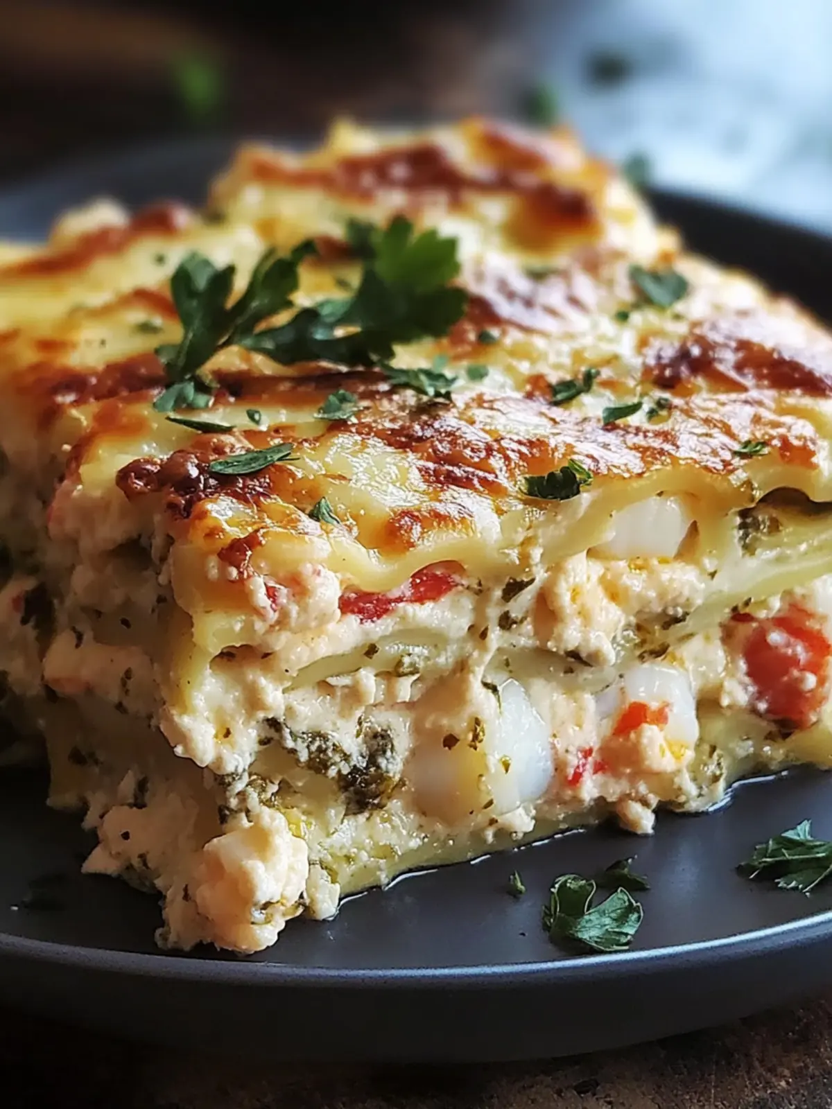 Creamy Seafood Lasagna with Shrimp and Crab for Cozy Nights 4 Creamy Seafood Lasagna with Shrimp and Crab