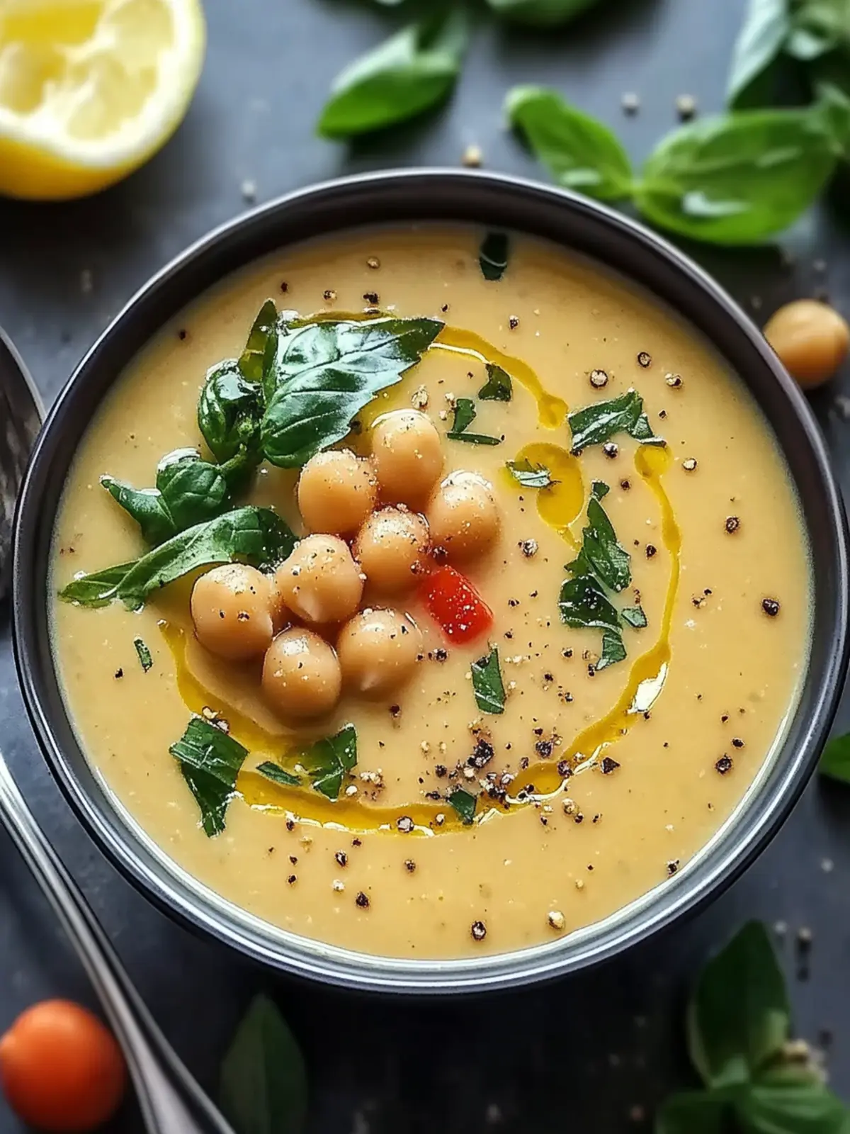 Creamy Easy Greek Chickpea Soup That Heals the Soul 3 Creamy Easy Greek Chickpea Soup