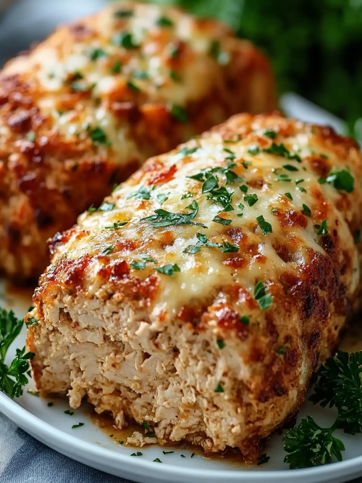 Deliciously Juicy Garlic Parmesan Chicken Meatloaf Magic 2 Juicy Garlic Parmesan Chicken Meatloaf