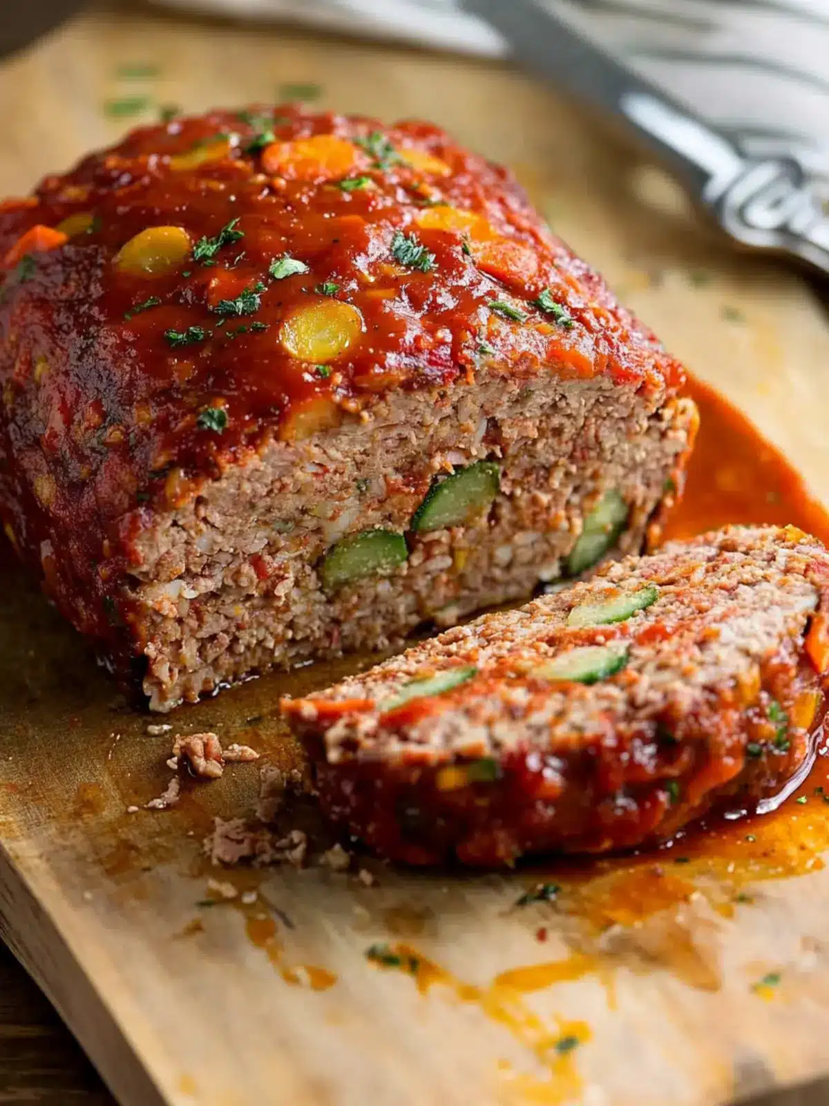 Deliciously Moist Vegetable Studded Turkey Meatloaf Recipe 5 Vegetable Studded Turkey Meatloaf